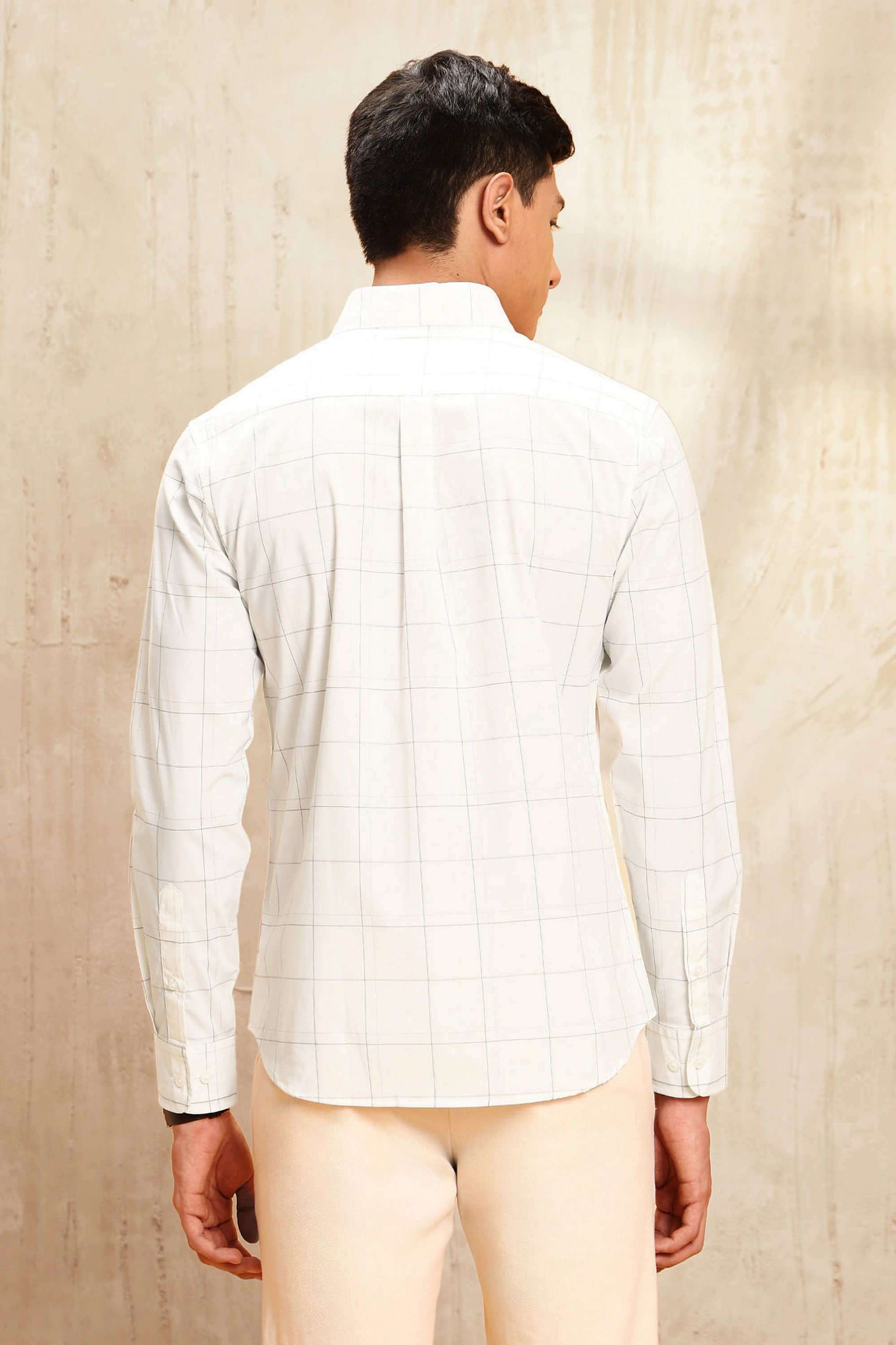 Checks-Cotton-Men-Casual-Wear-Regular-Fit-Shirt