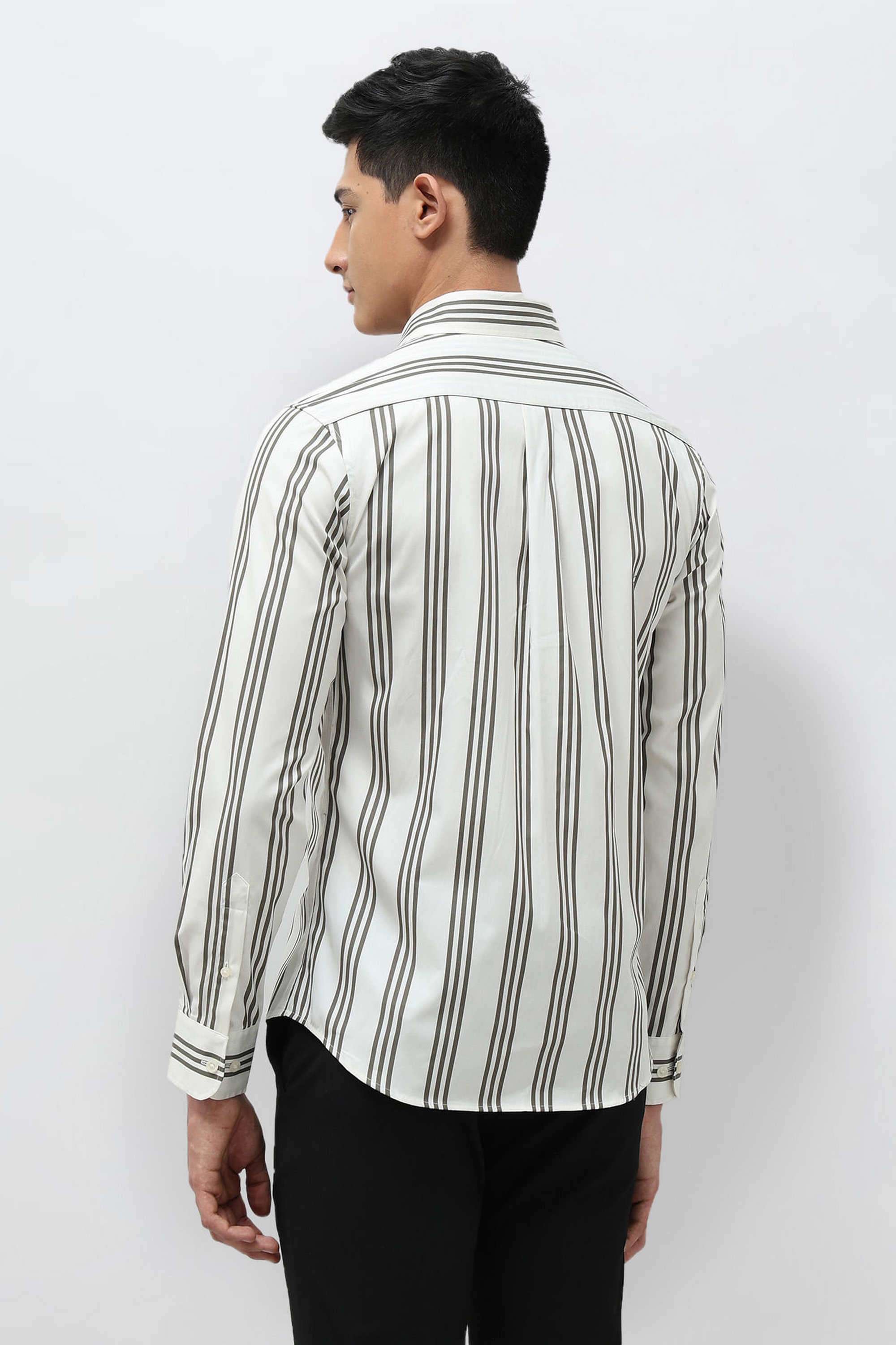 Stripes-Cotton-Men-Casual-Wear-Regular-Fit-Shirt