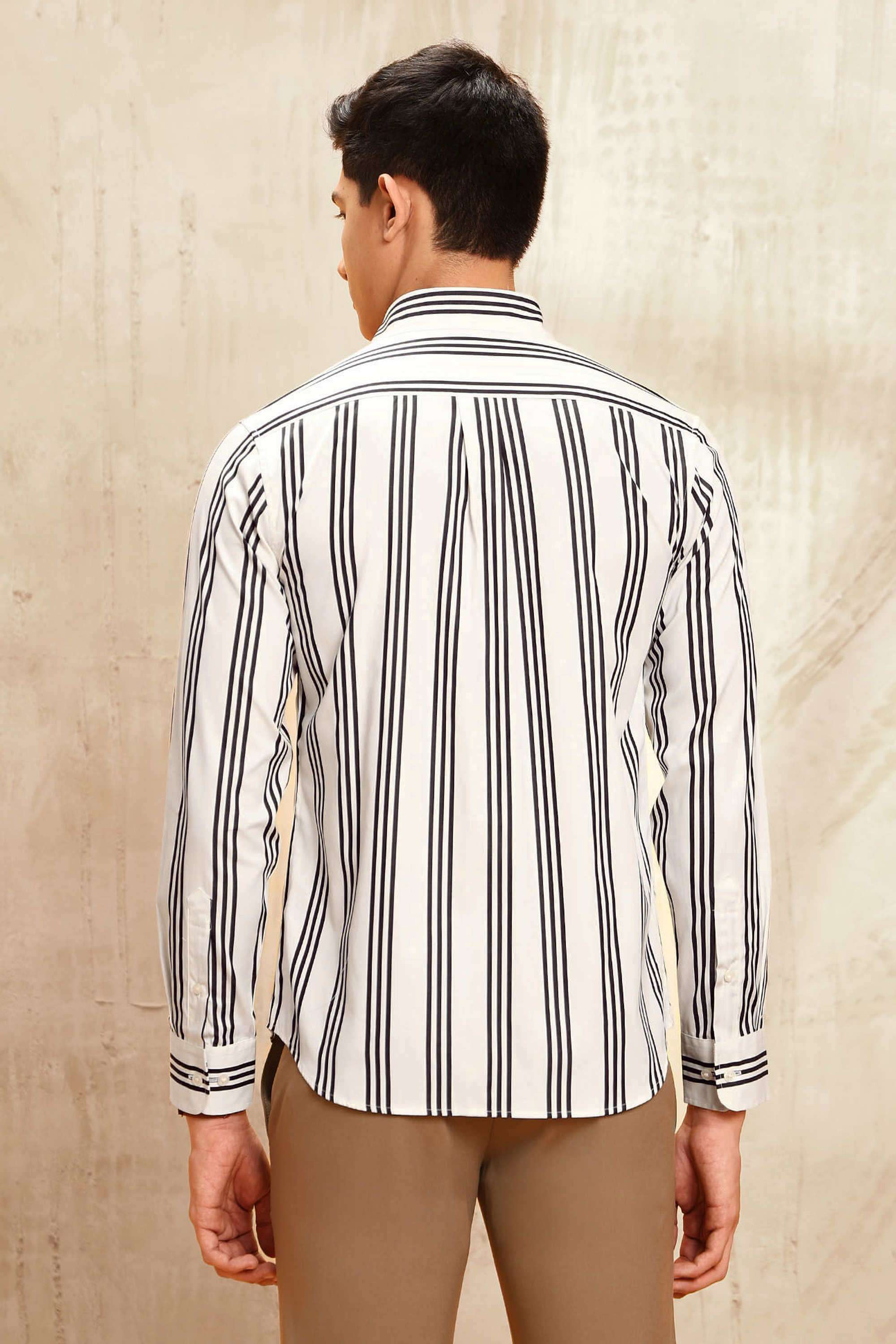 Stripes-Cotton-Men-Casual-Wear-Regular-Fit-Shirt