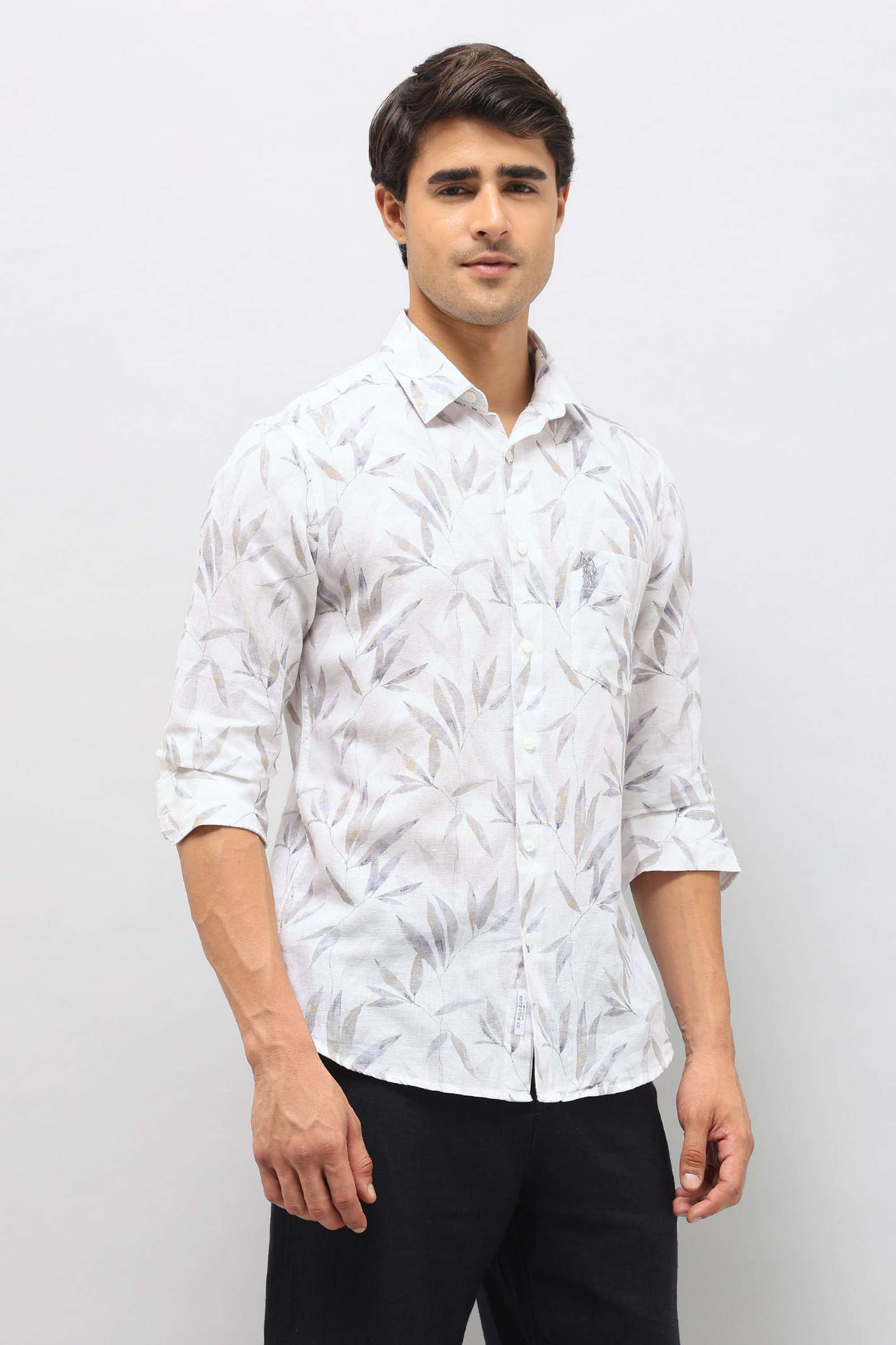 Printed-Cotton-Super-Slim-Fit-Men-s-Casual-Wear-Shirt