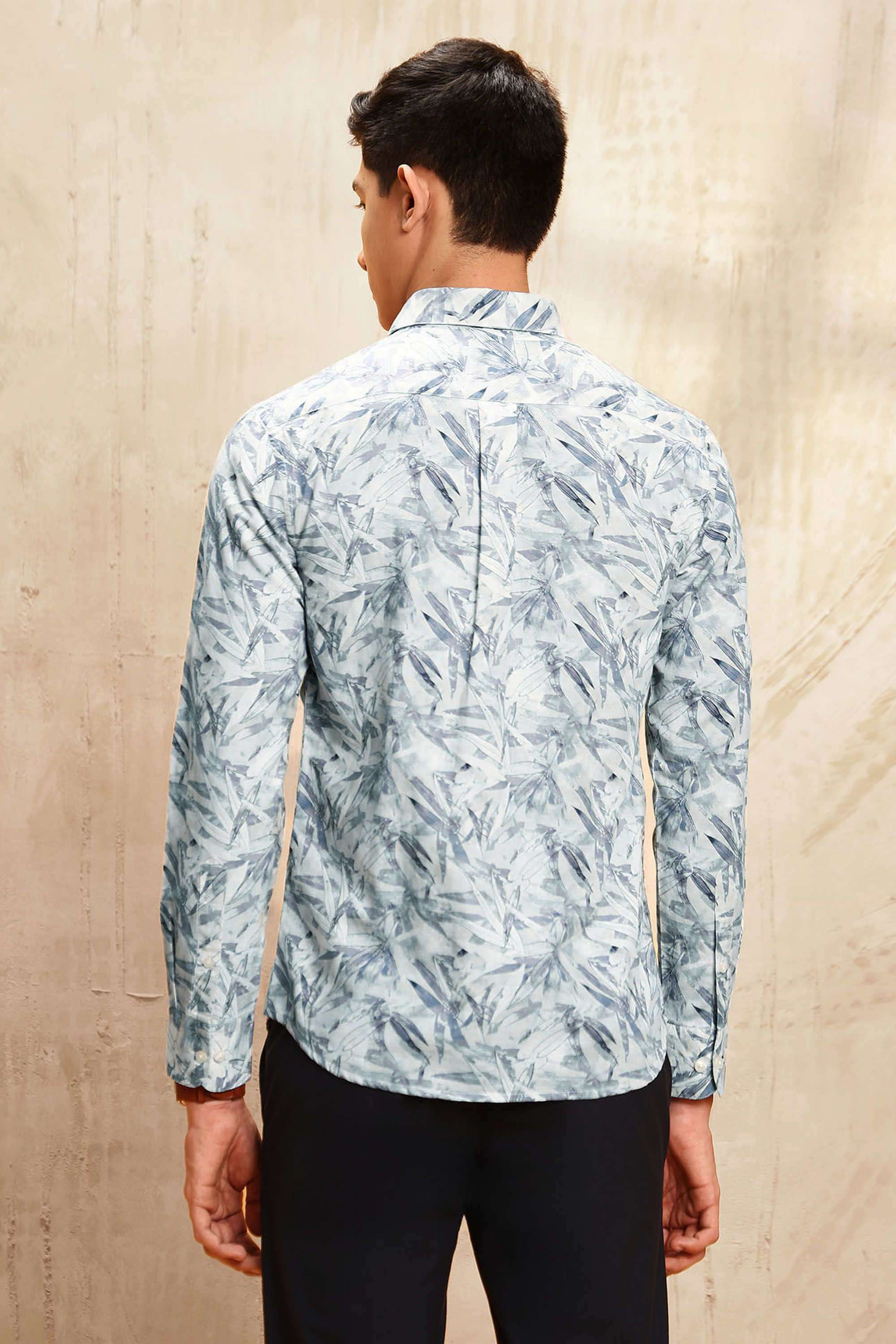Printed-Cotton-Men-Casual-Wear-Regular-Fit-Shirt