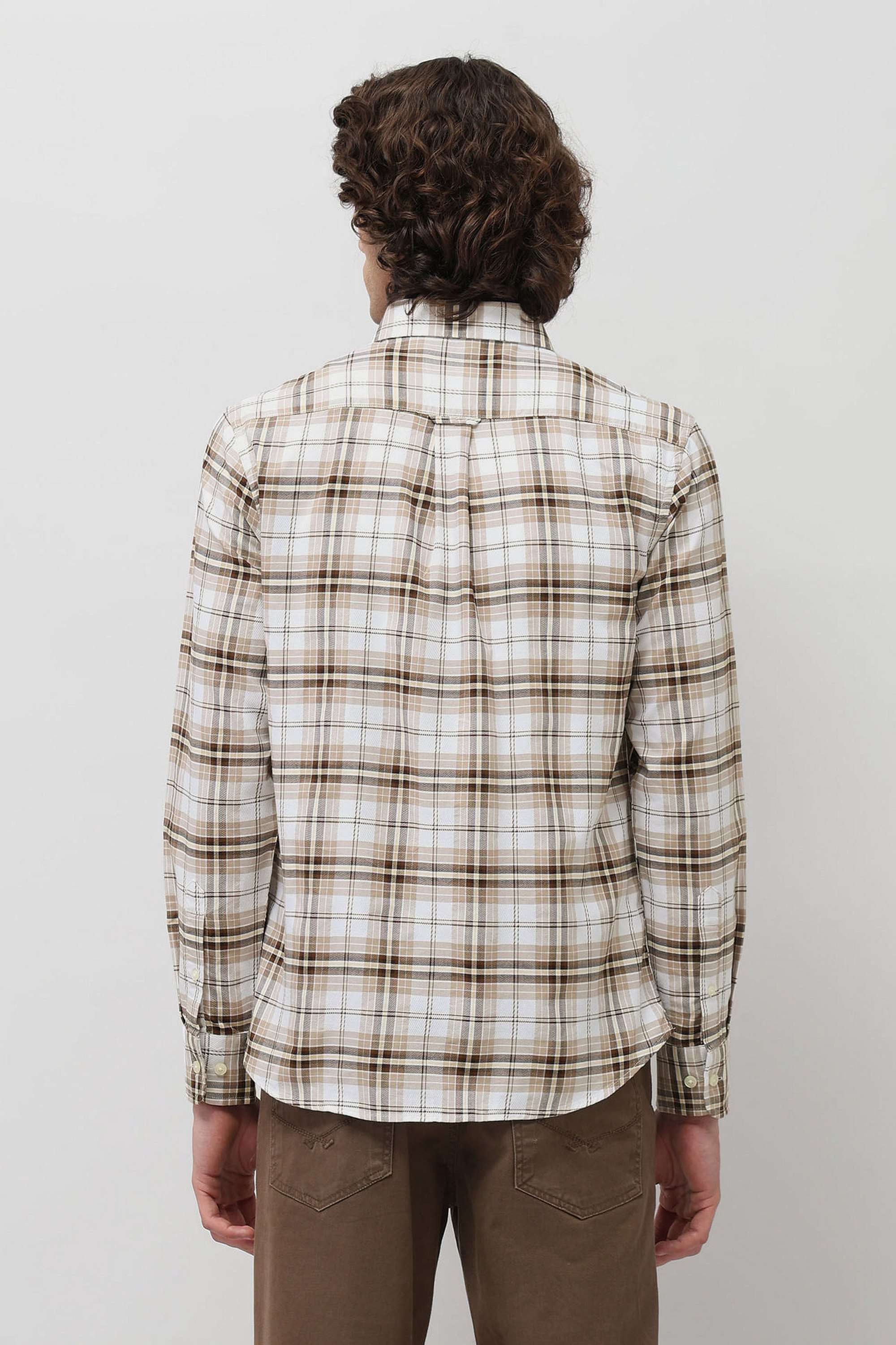 Checks-Cotton-Super-Slim-Fit-Men-s-Casual-Wear-Shirt
