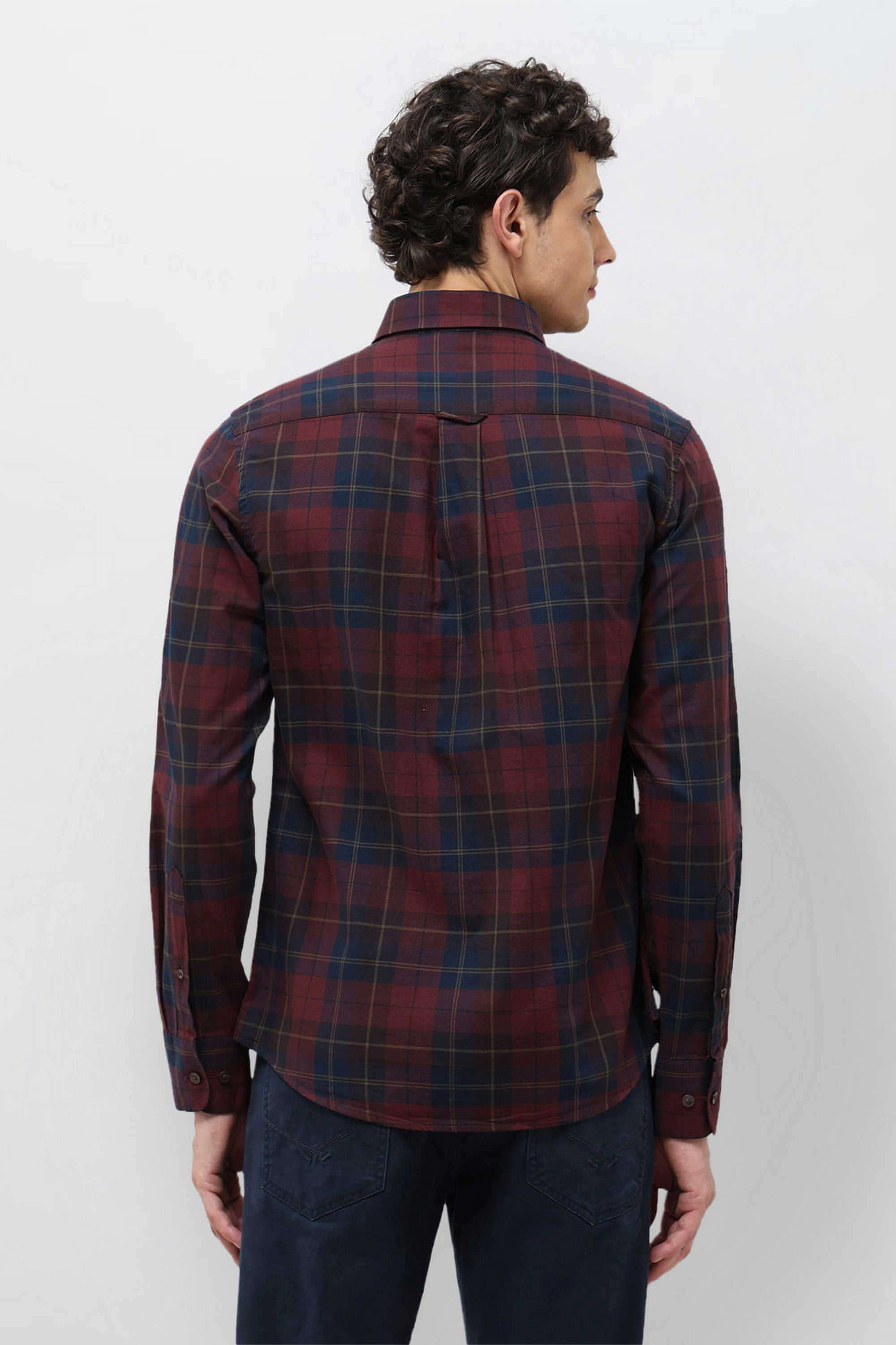 Checks-Cotton-Regular-Fit-Men-s-Casual-Shirt