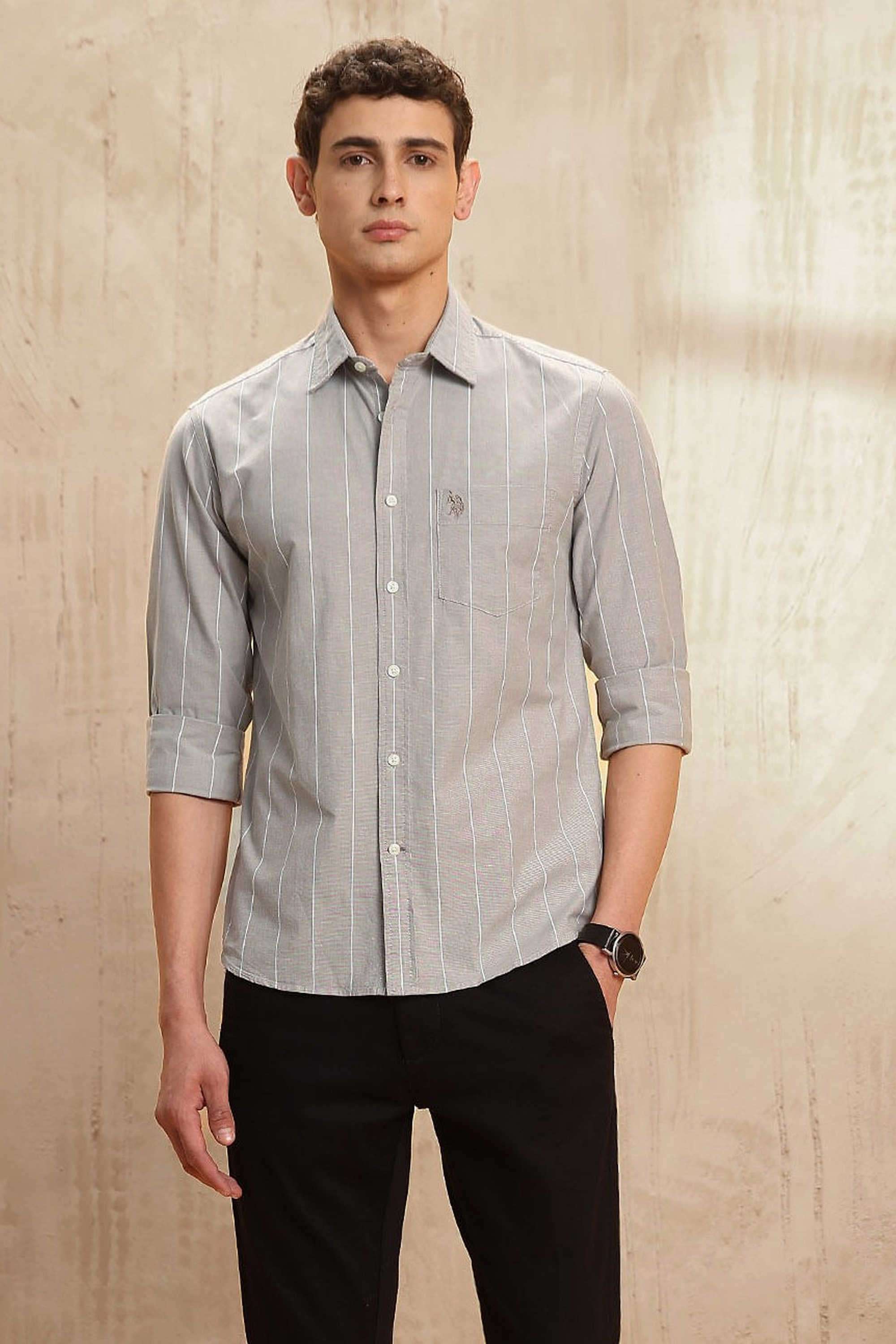 Stripes-Cotton-Regular-Fit-Men-s-Casual-Shirt