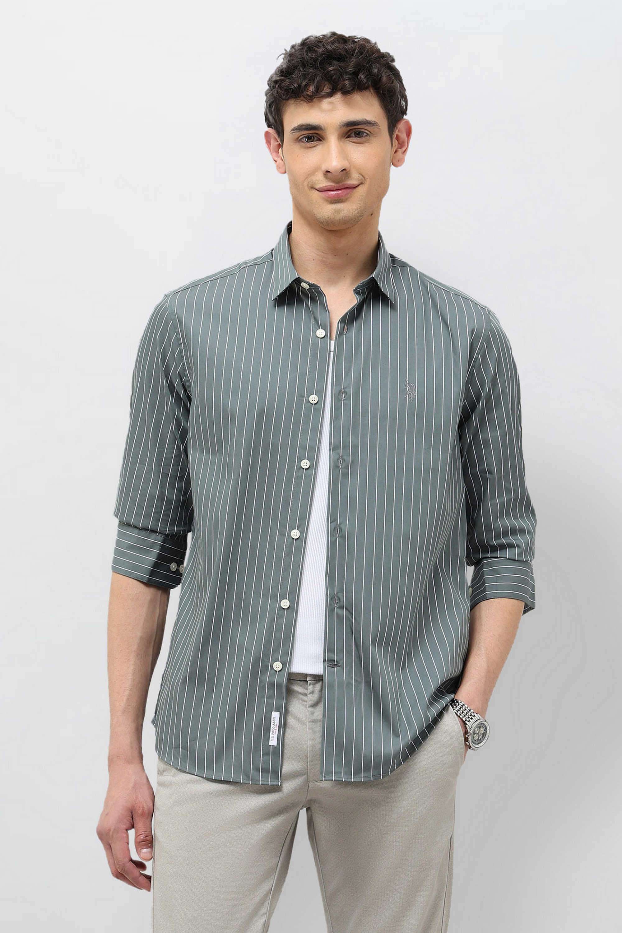 Stripes-Cotton-Regular-Fit-Men-s-Casual-Shirt