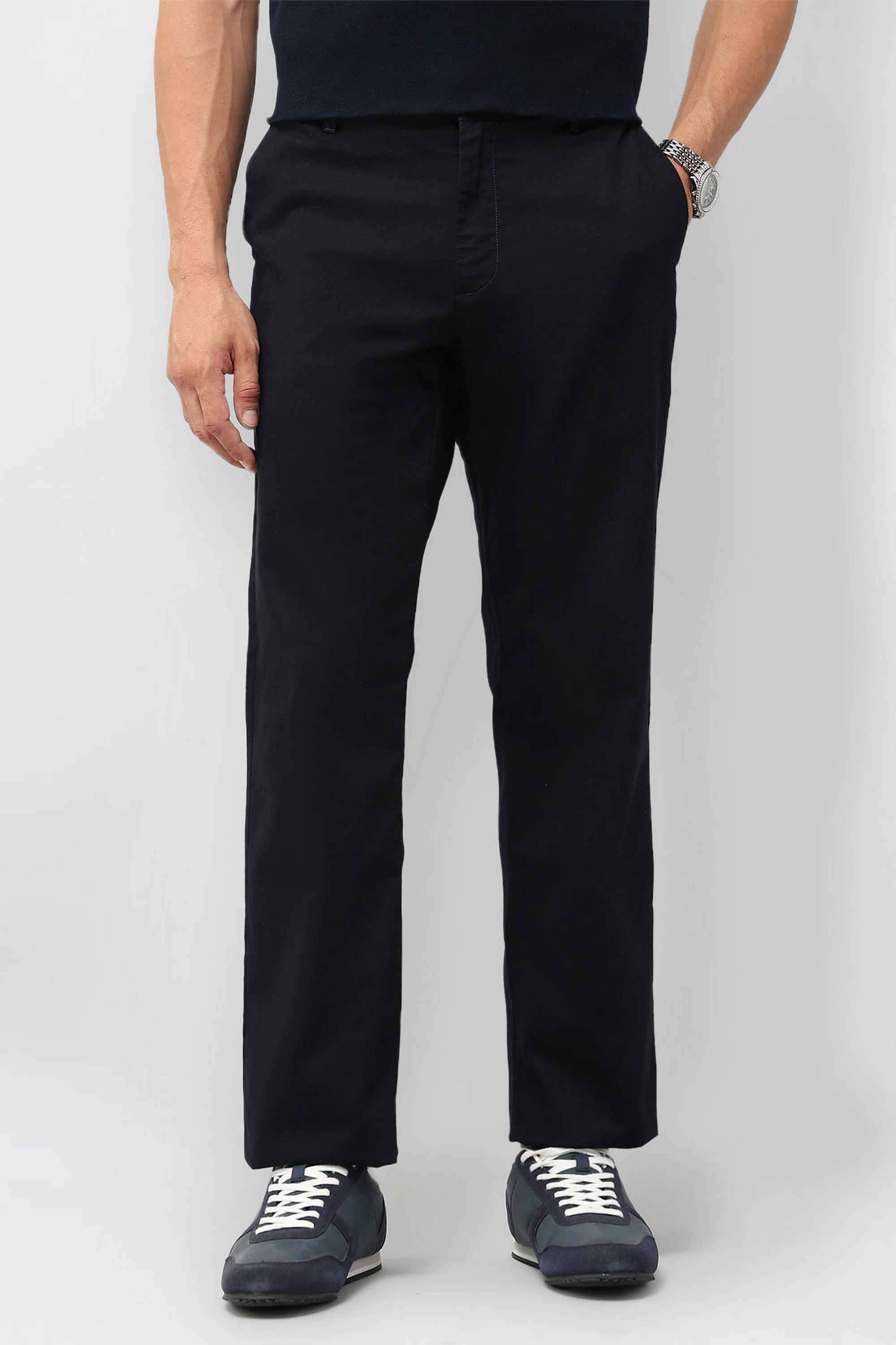 Solid-Cotton-Slim-Fit-Men-s-Casual-Wear-Trousers