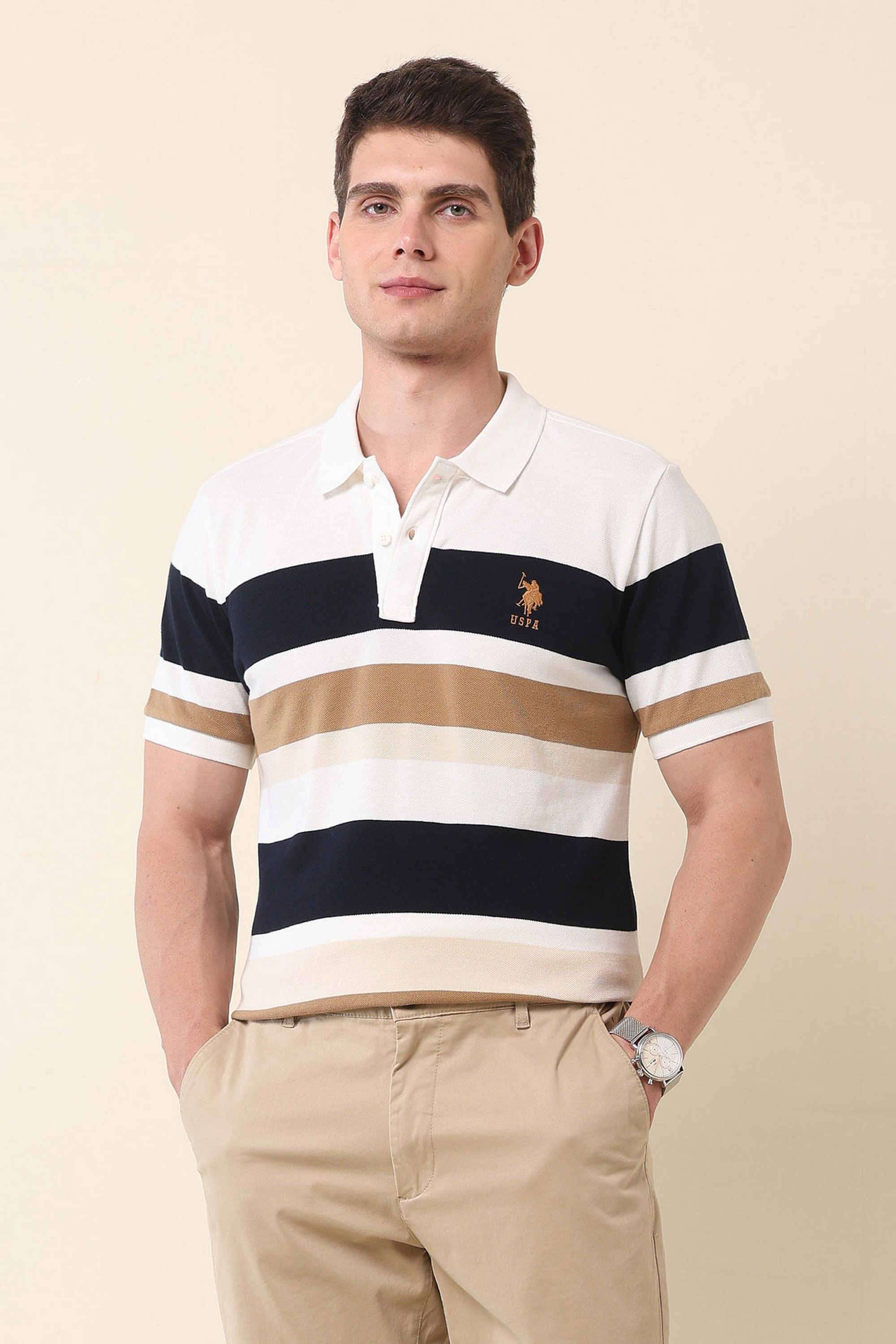Gold-Cup-Stripes-Cotton-Slim-Fit-Men-s-Casual-Wear-Shirt