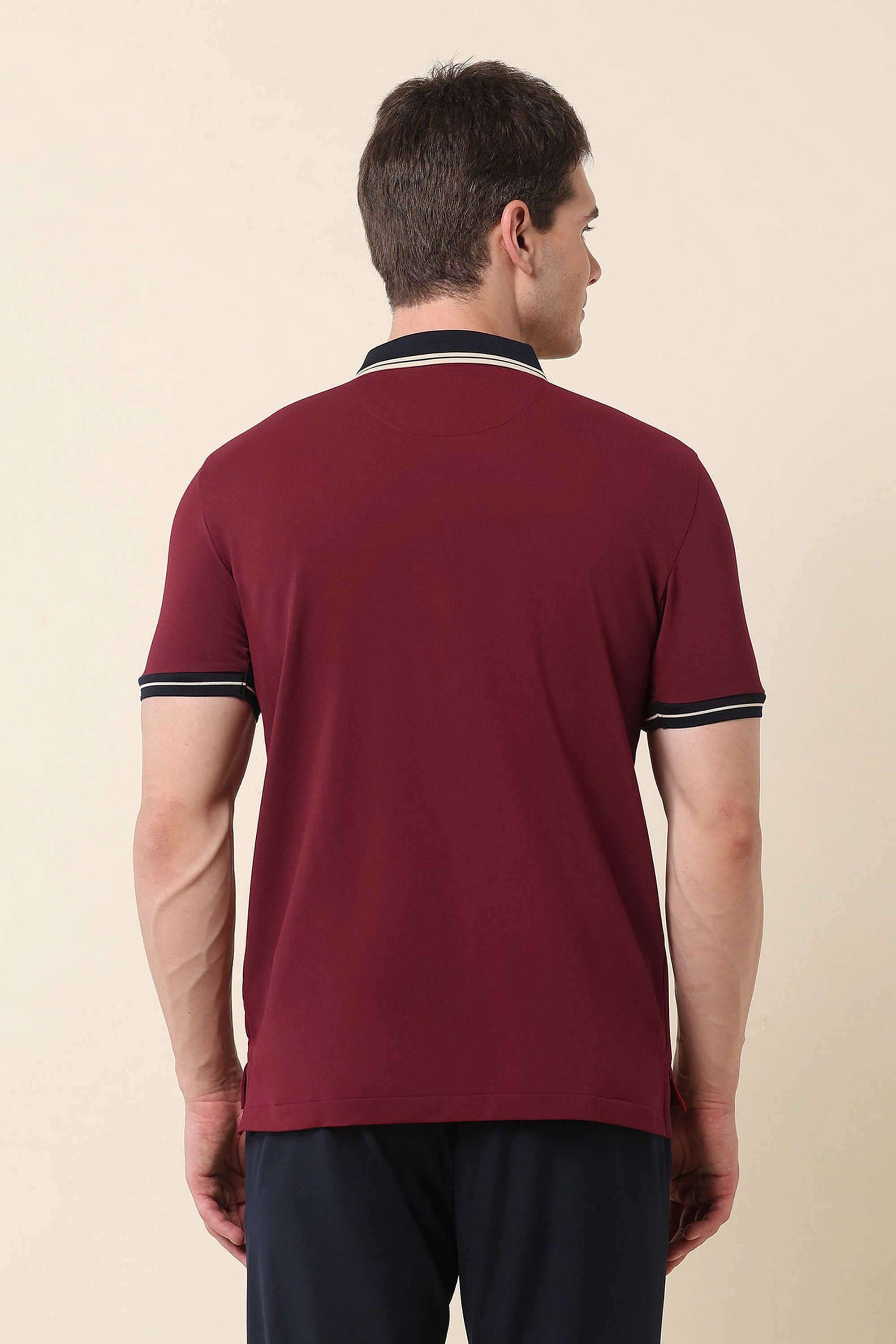 Solid-Cotton-Men-Casual-Wear-Slim-Fit-T-Shirt