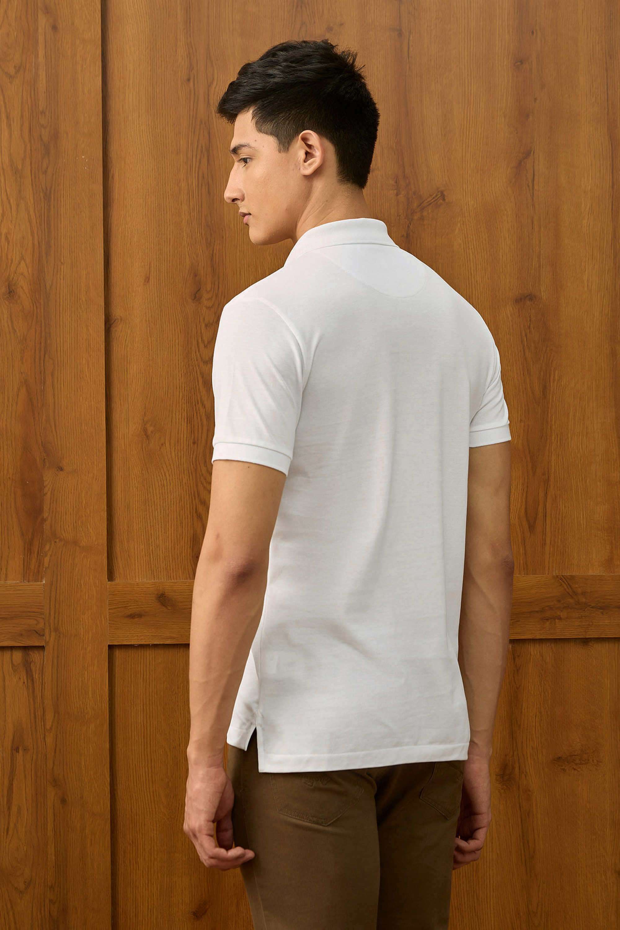 Solid-Cotton-Men-Casual-Wear-Slim-Fit-T-Shirt