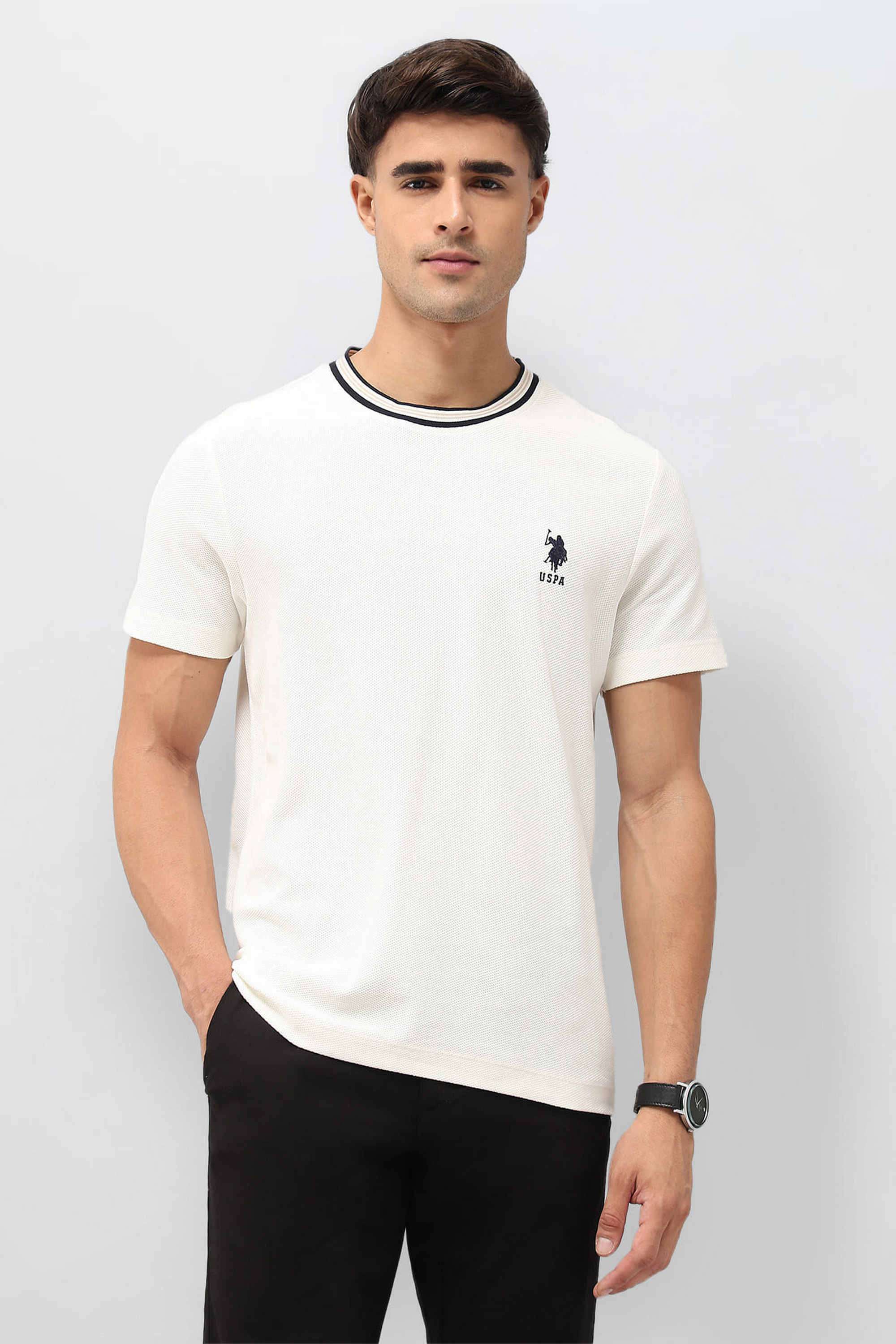 Solid-Cotton-Round-Neck-Men-s-T-Shirt