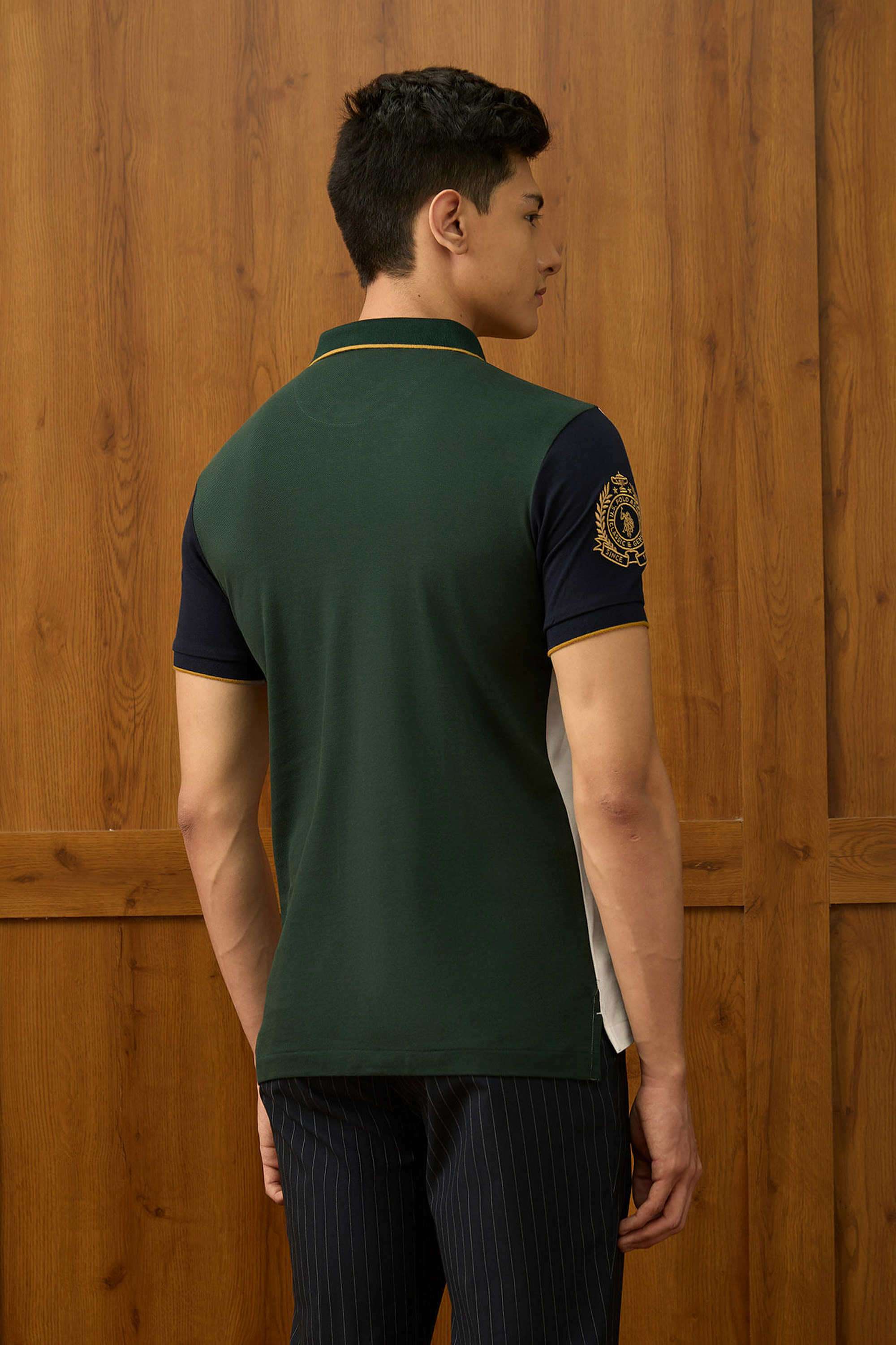 Solid-Cotton-Men-Casual-Wear-Slim-Fit-T-Shirt