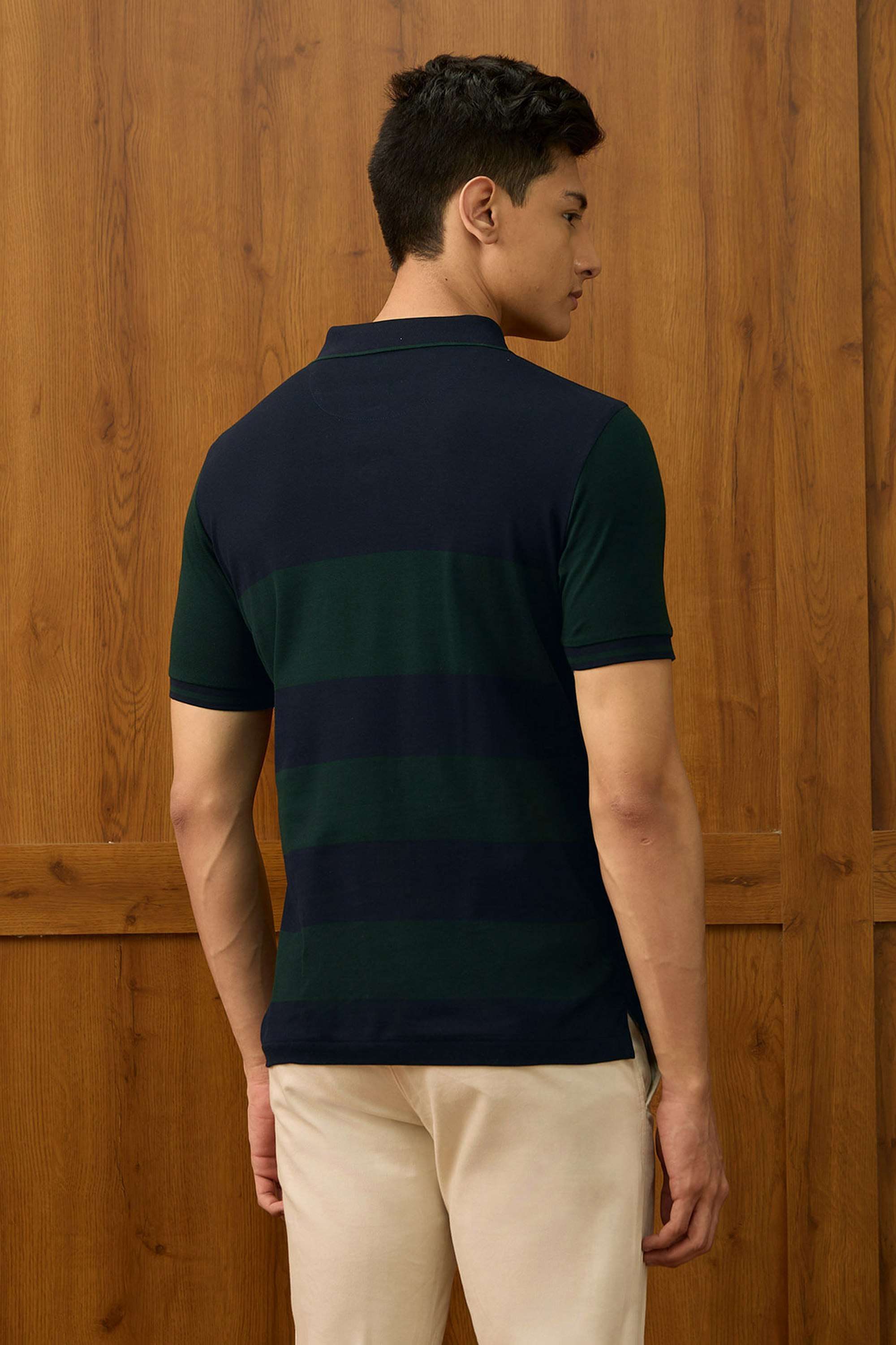 Color-Block-Cotton-Polo-Men-s-T-Shirt