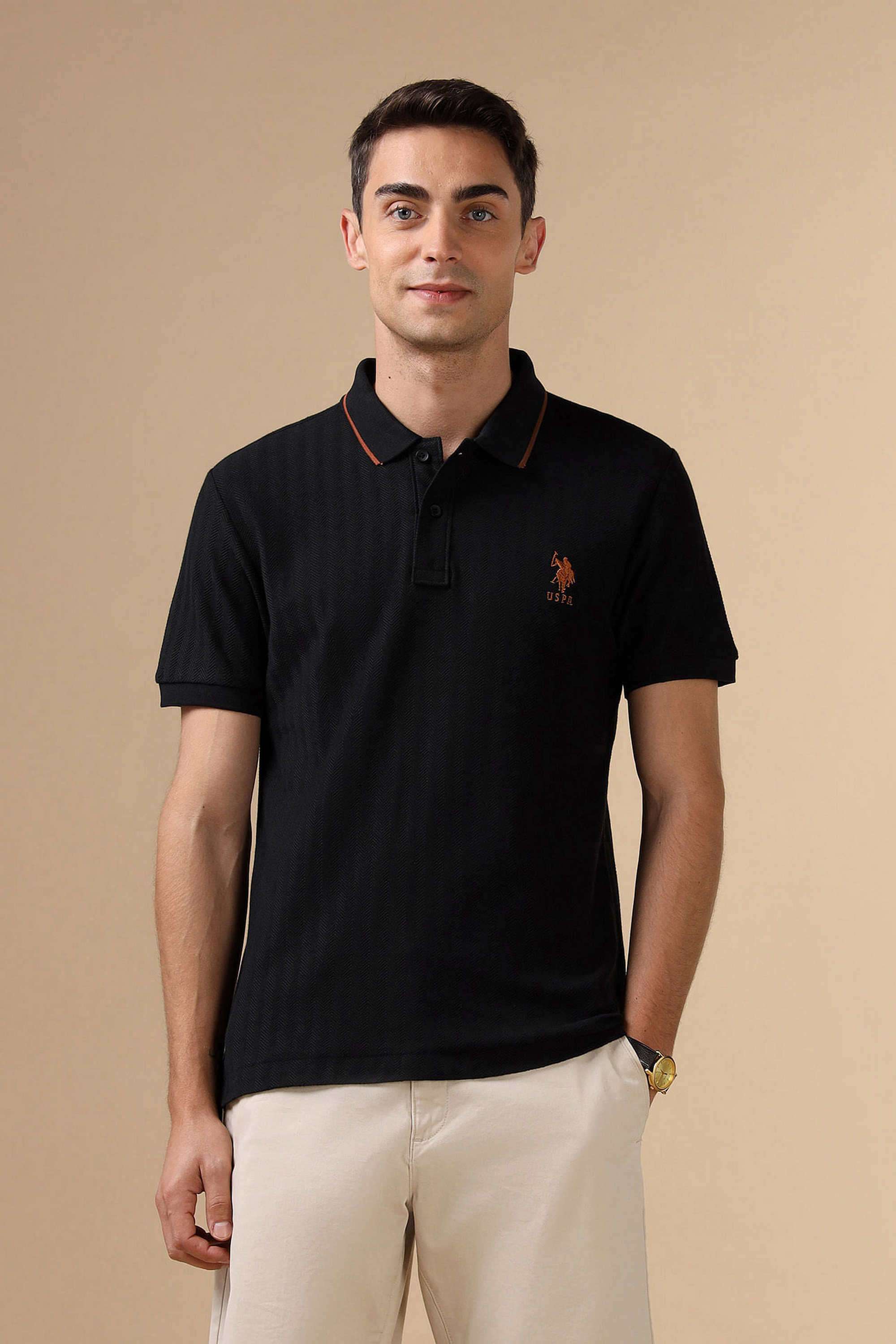 Chevron-Cotton-Slim-Fit-Men-Polo-T-Shirt