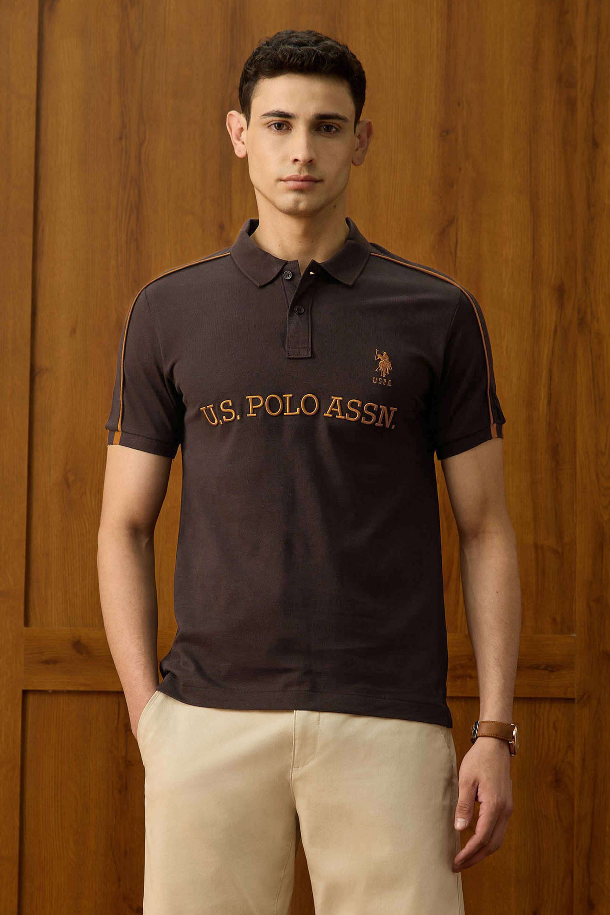 Equestrian-Aisle-Theater-Solid-Cotton-Polo-Men-s-T-Shirt