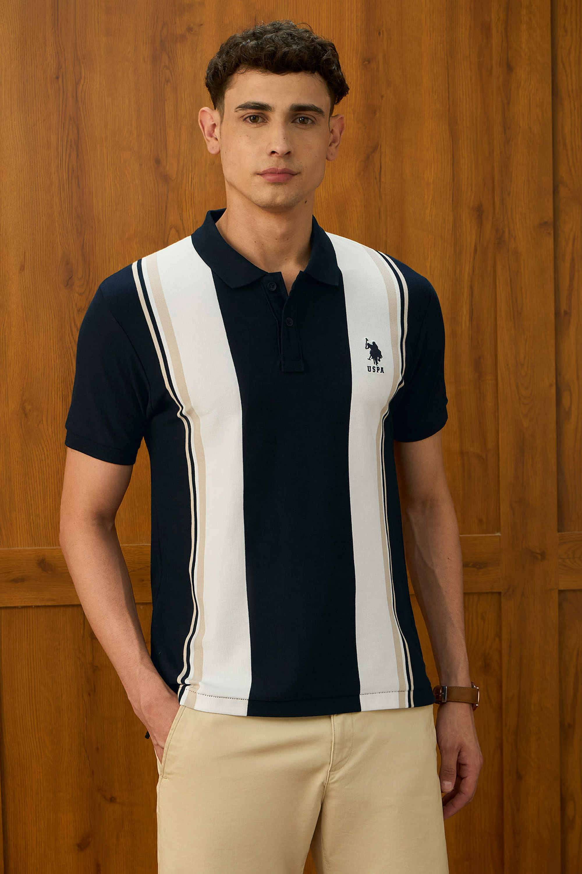 Varsity-Theatre-Stripes-Cotton-Slim-Fit-Men-s-Casual-Wear-Shirt