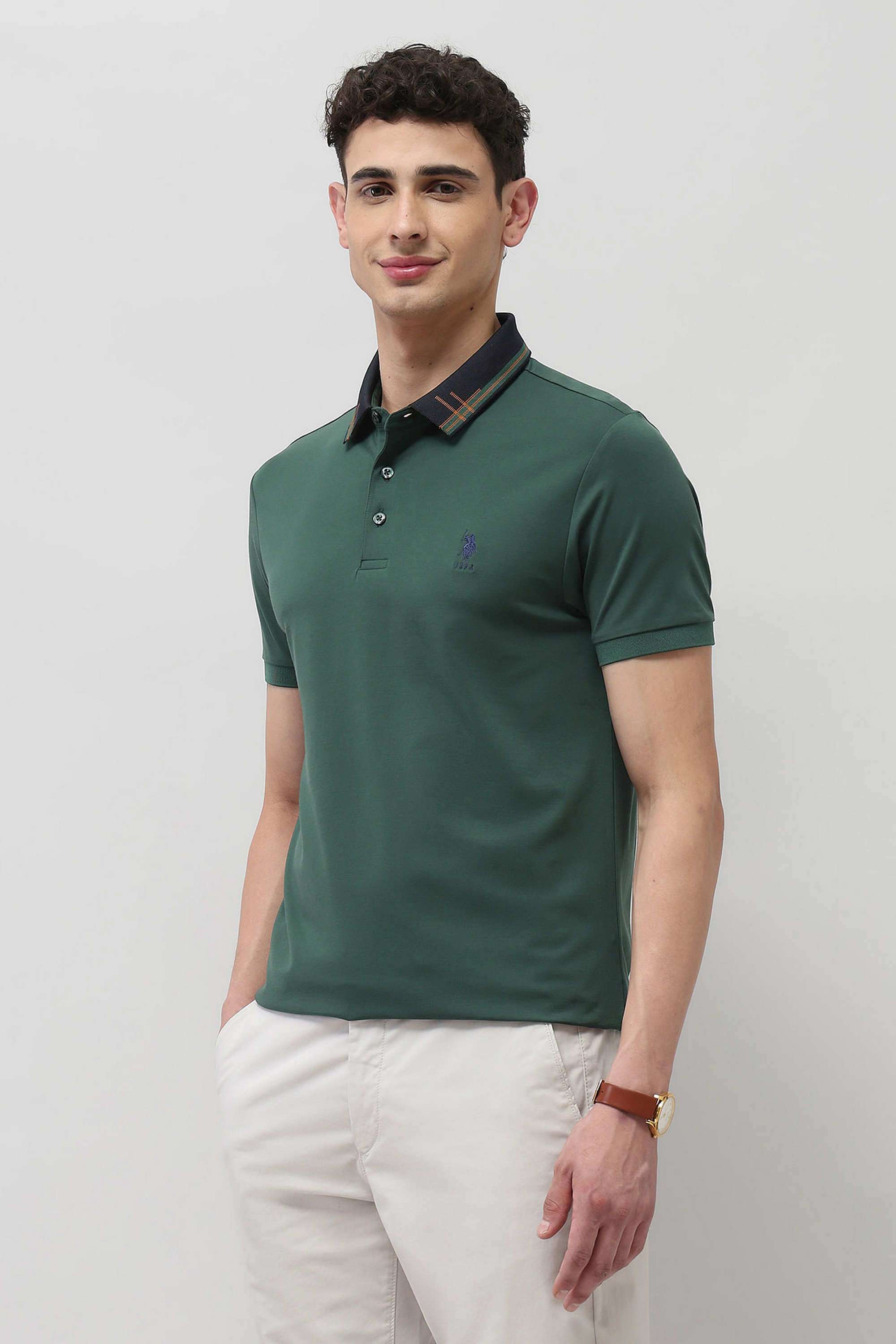 Solid-Rayon-Slim-Fit-Men-s-T-Shirt