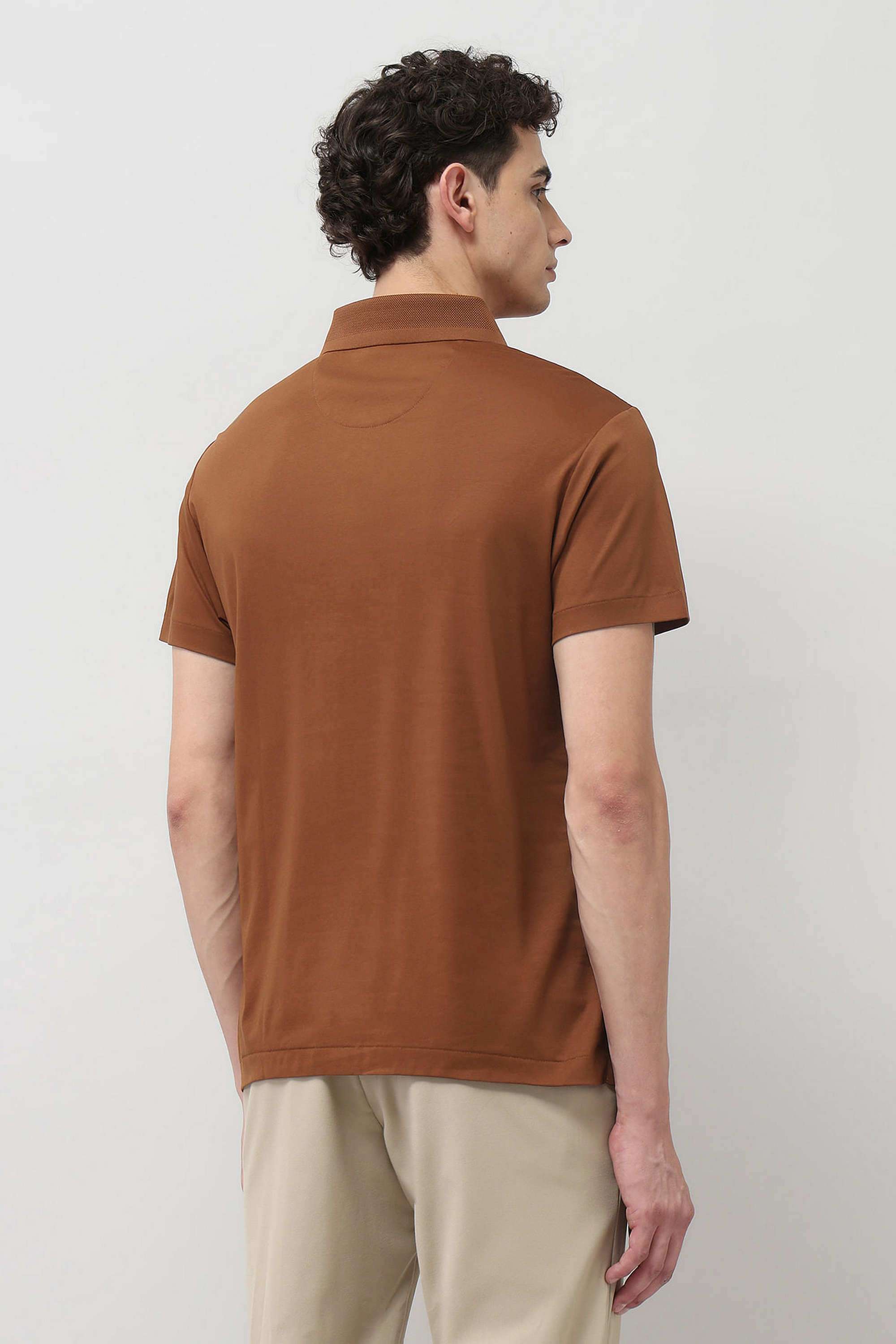 Solid-Cotton-Slim-Fit-Men-s-T-Shirt
