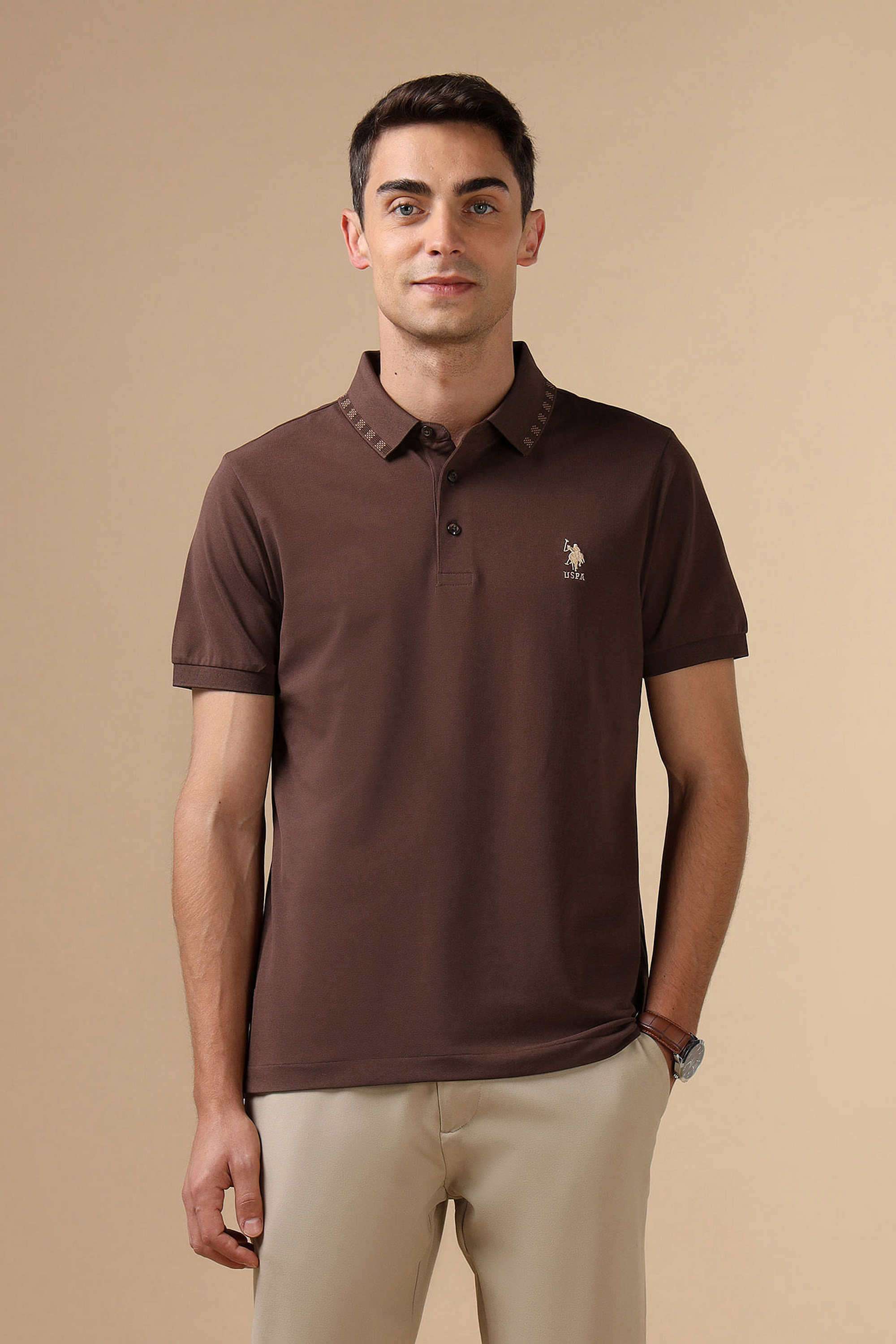 Solid-Cotton-Slim-Fit-Men-s-T-Shirt