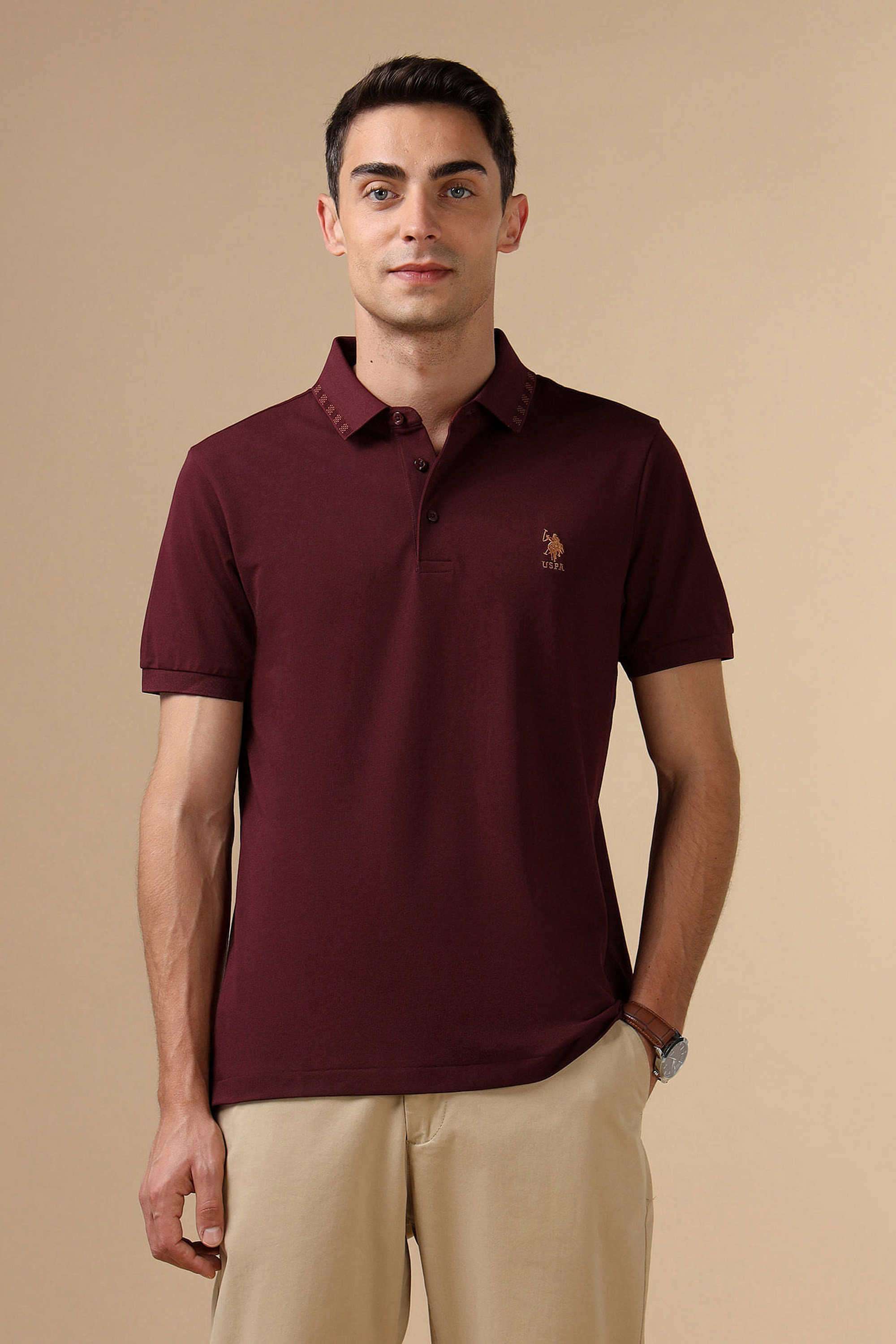 Solid-Cotton-Slim-Fit-Men-s-T-Shirt