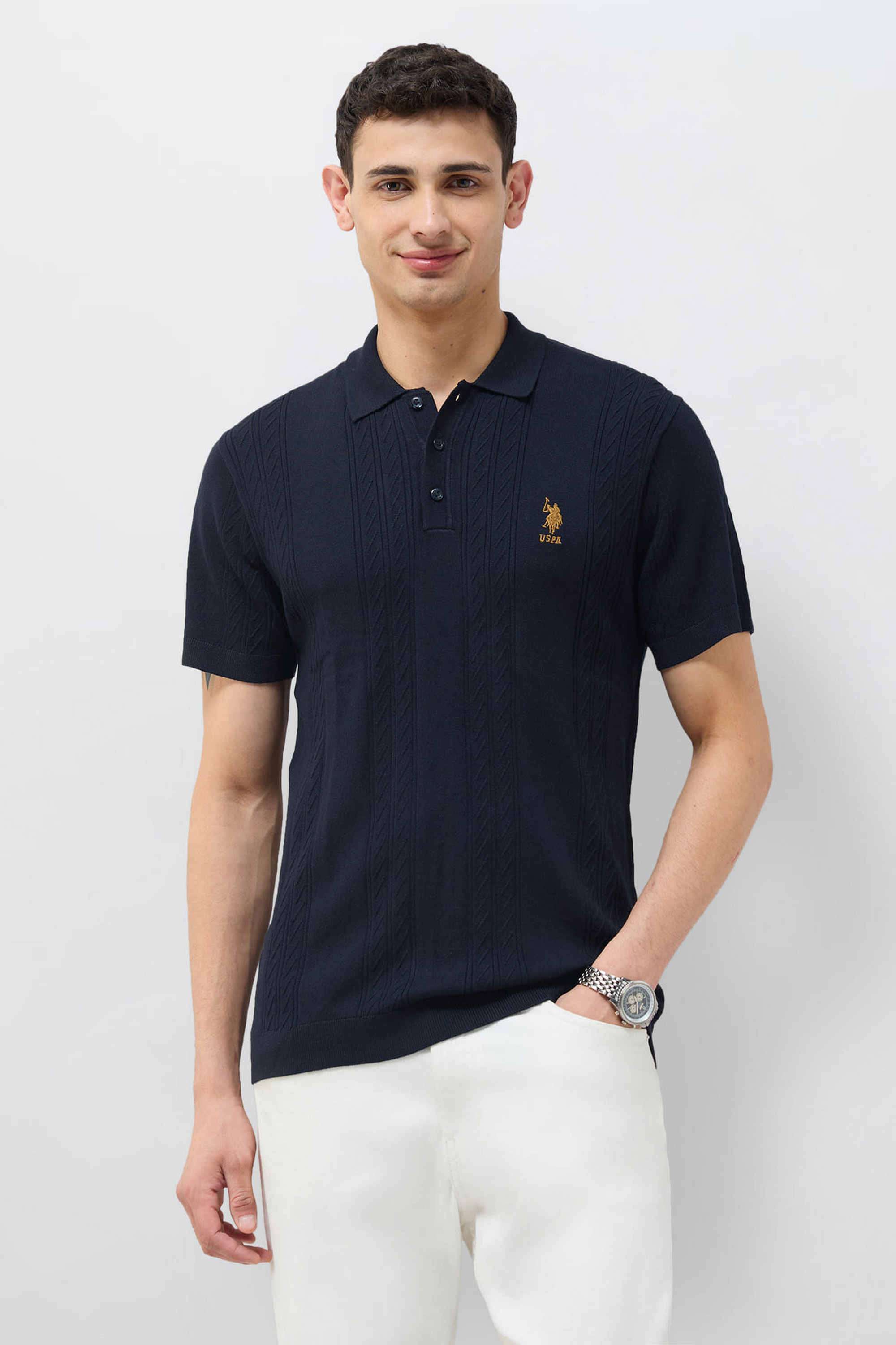 Knitted-Viscose-Regular-Fit-Men-s-Casual-Wear-Shirt