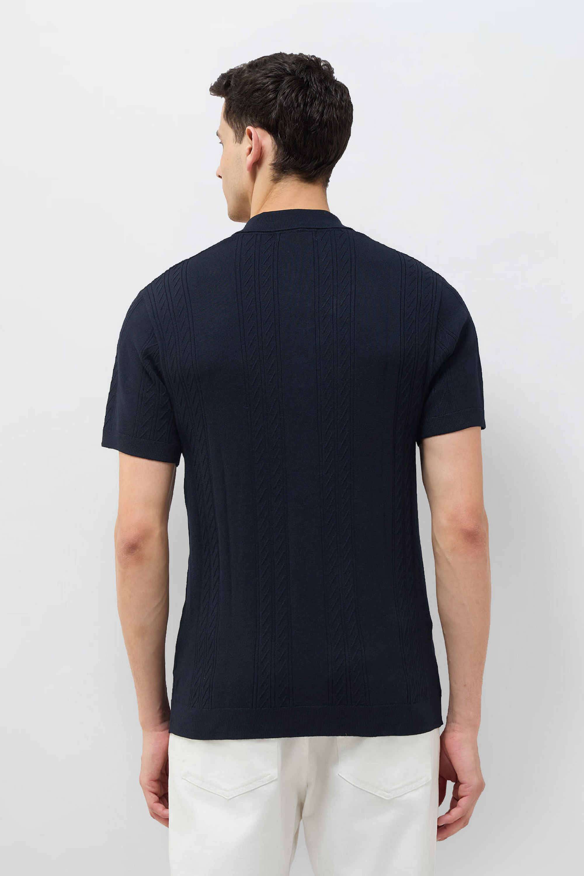Knitted-Viscose-Regular-Fit-Men-s-Casual-Wear-Shirt