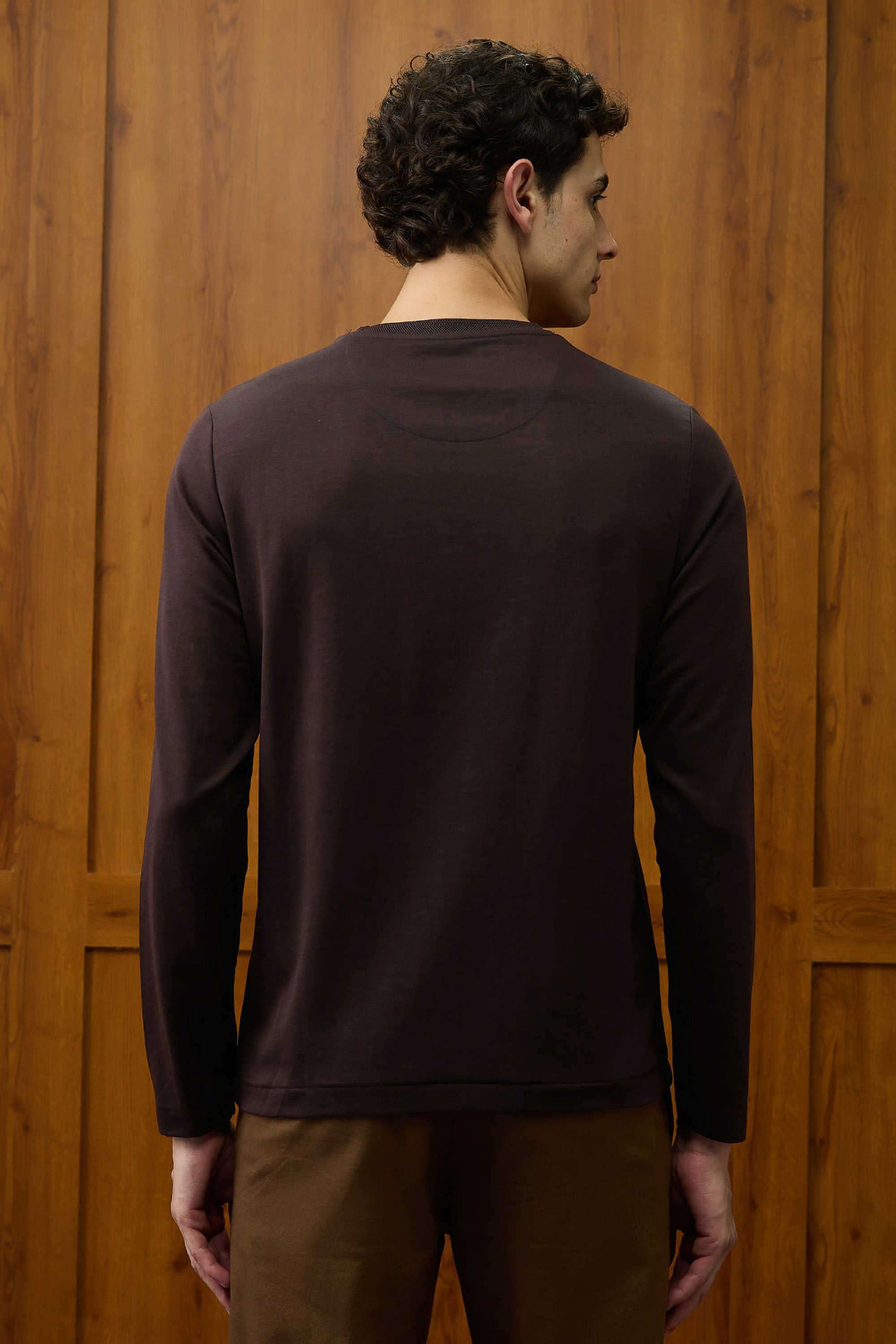 Solid-Rayon-Round-Neck-Men-s-T-Shirt