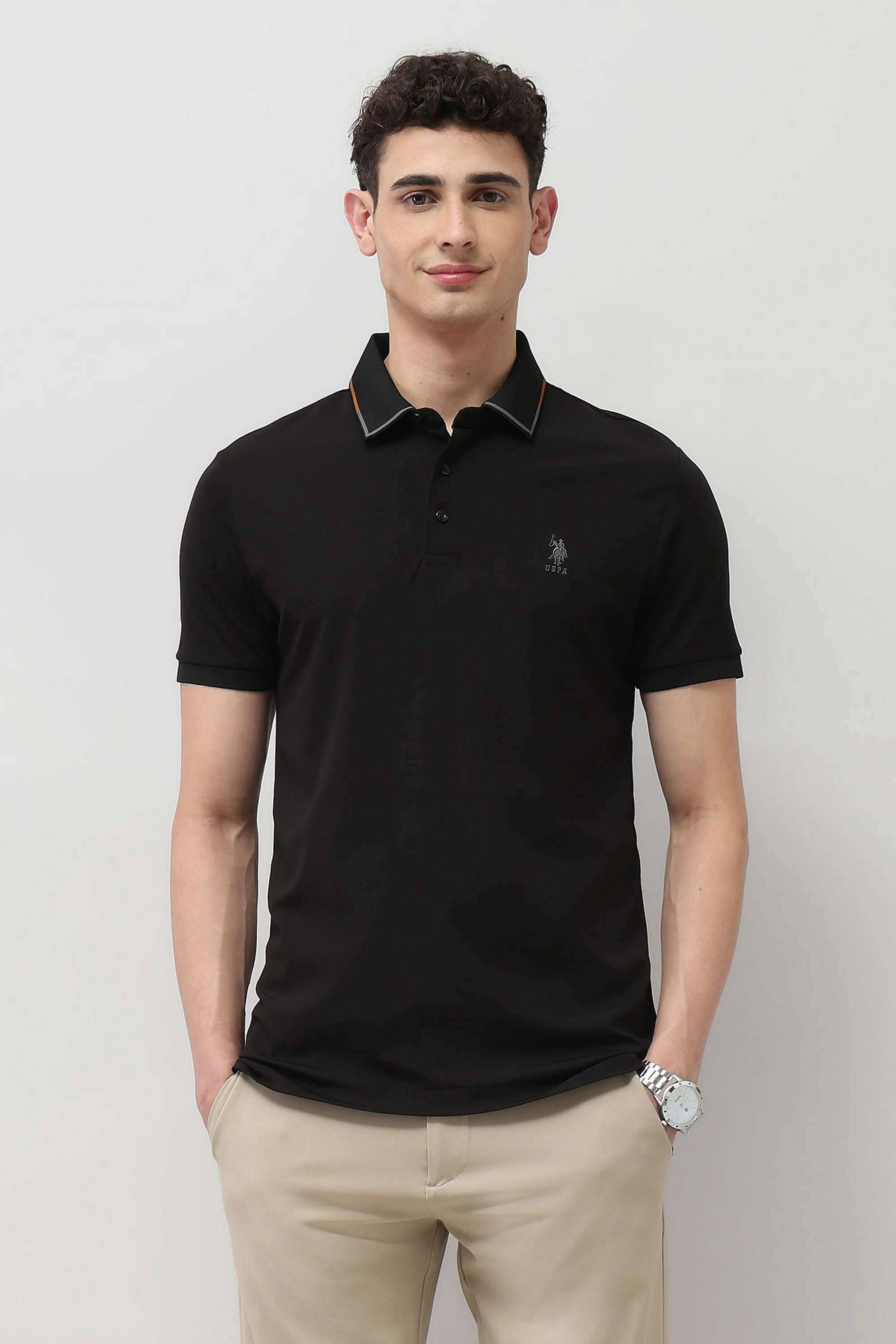 Solid-Rayon-Slim-Fit-Men-s-T-Shirt