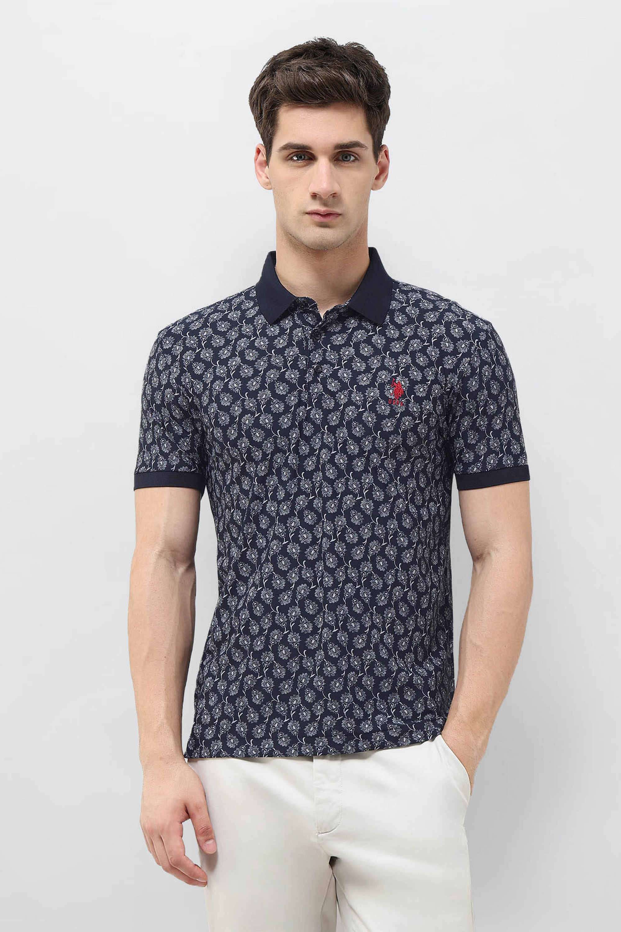 Printed-Nylon-Slim-Fit-Men-s-Casual-Wear-Shirt