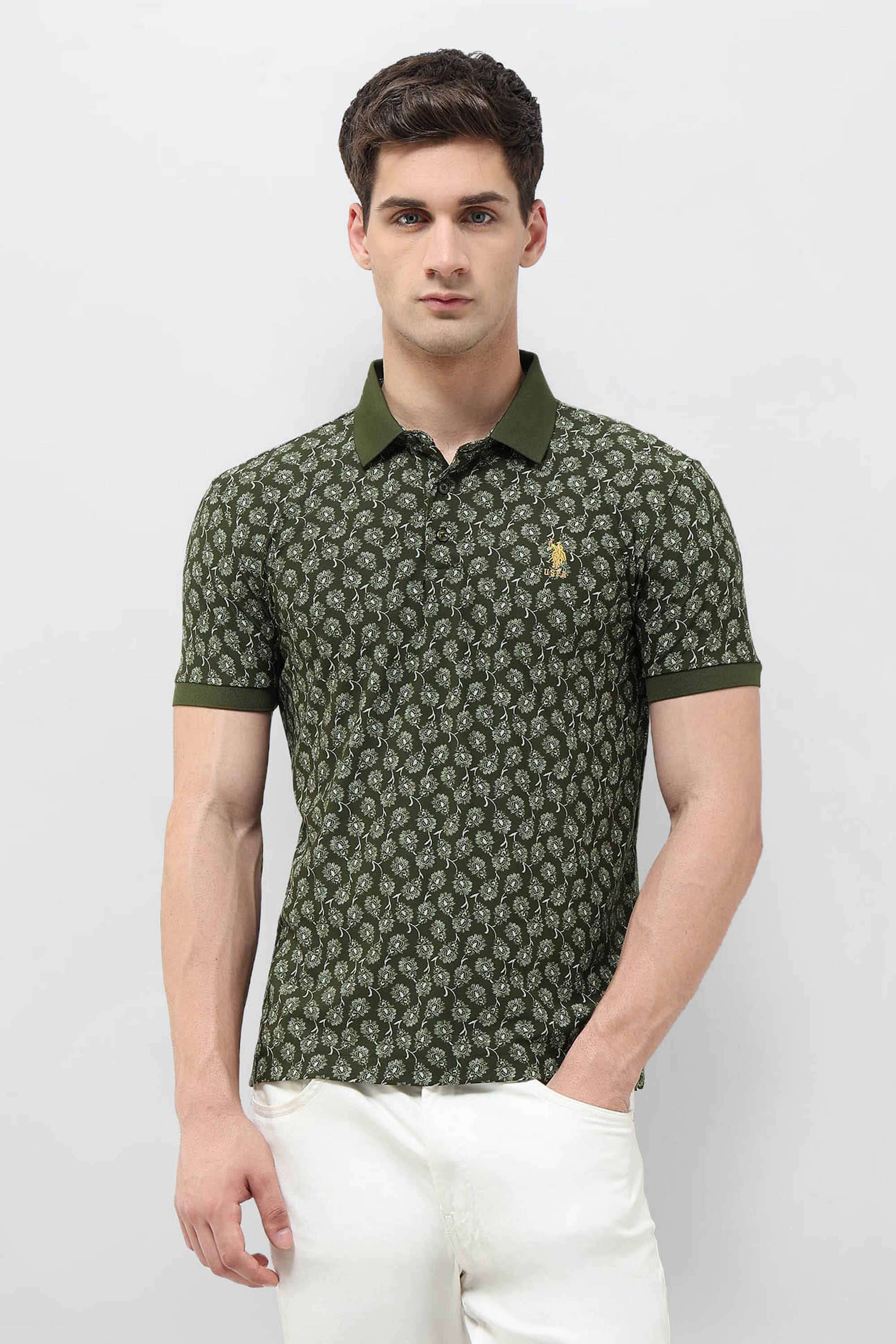 Printed-Nylon-Slim-Fit-Men-s-Casual-Wear-Shirt