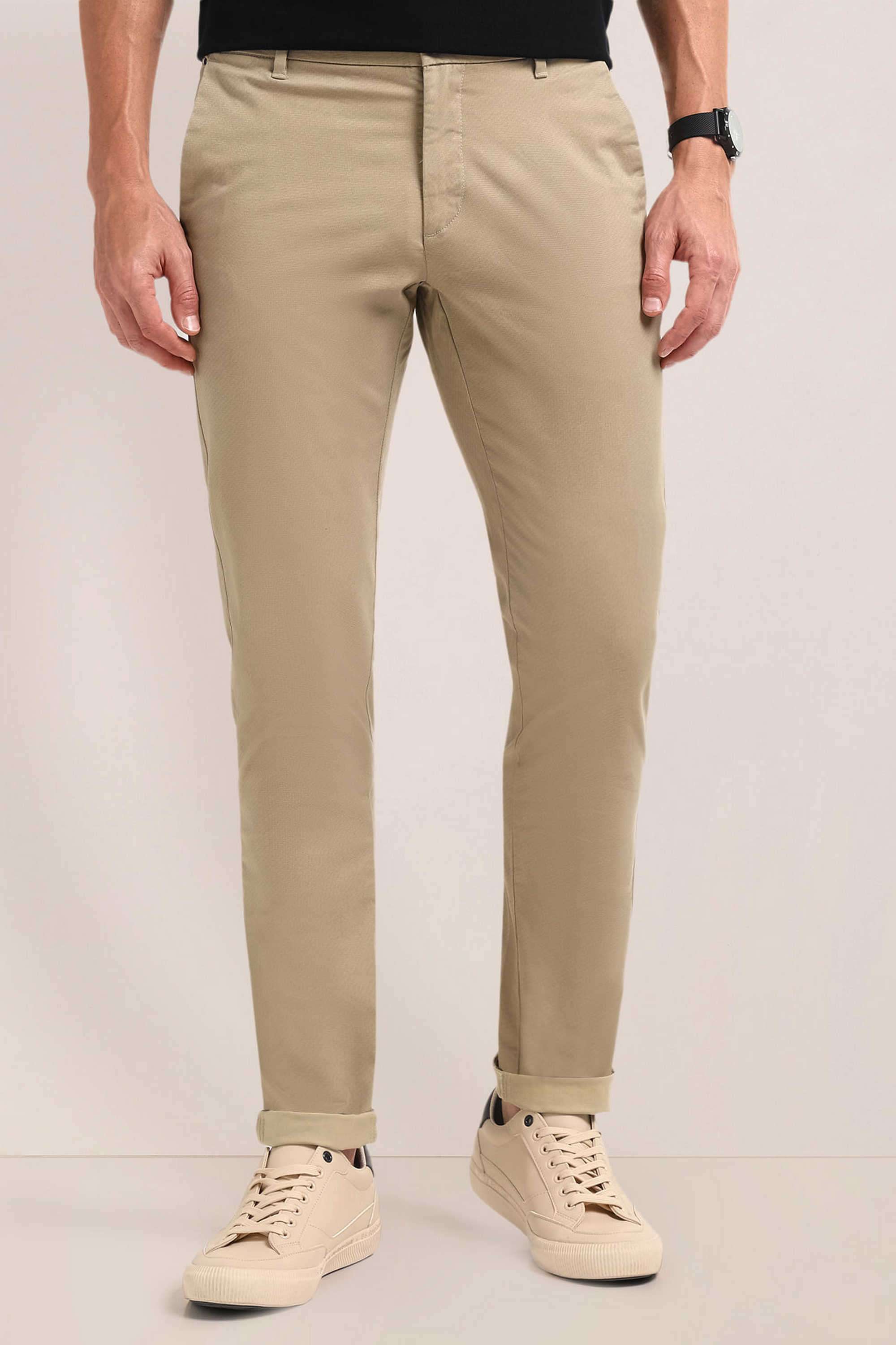 Solid-Cotton-Super-Slim-Fit-Men-Trousers
