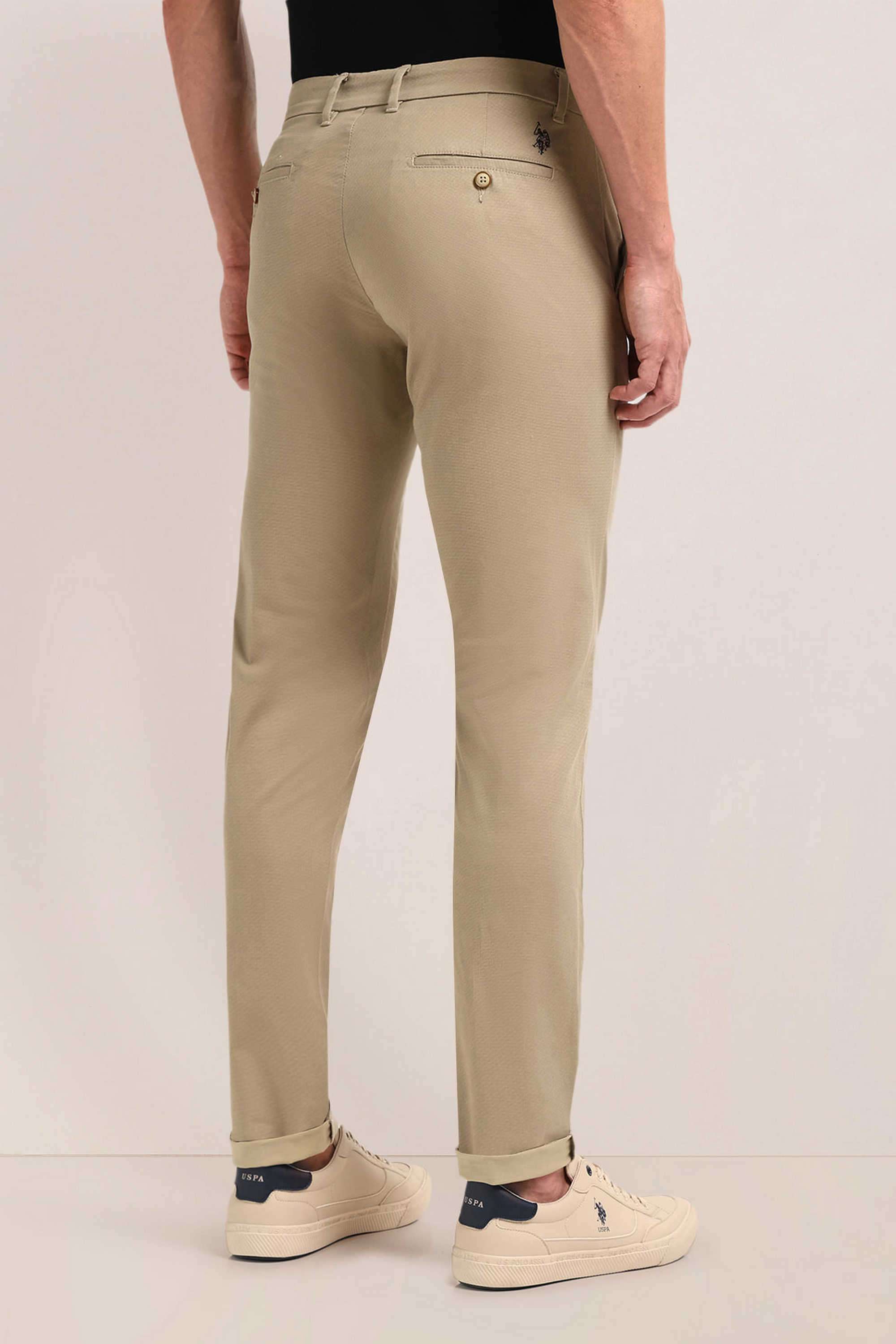 Solid-Cotton-Super-Slim-Fit-Men-Trousers