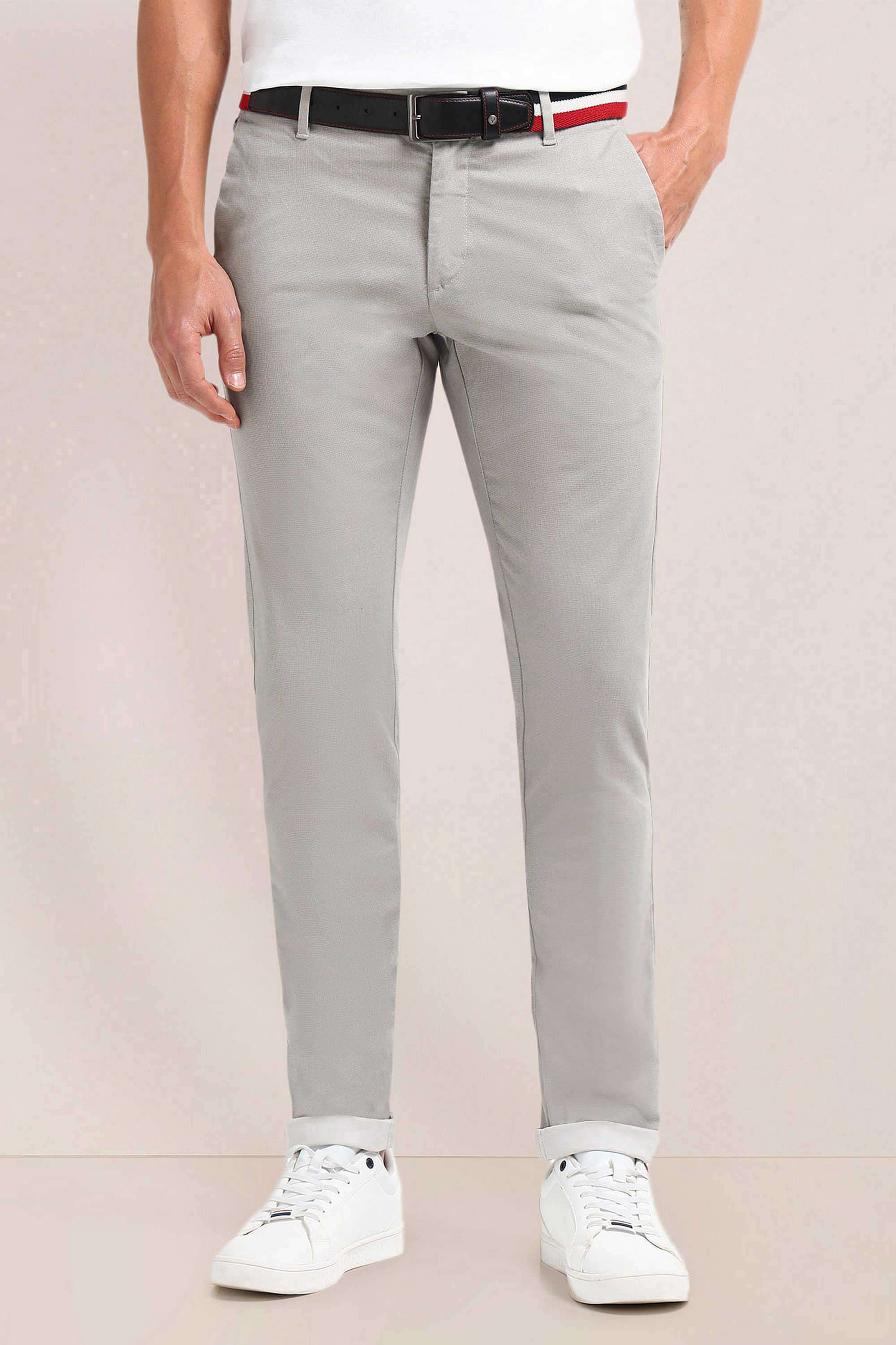 Solid-Cotton-Super-Slim-Fit-Men-Trousers