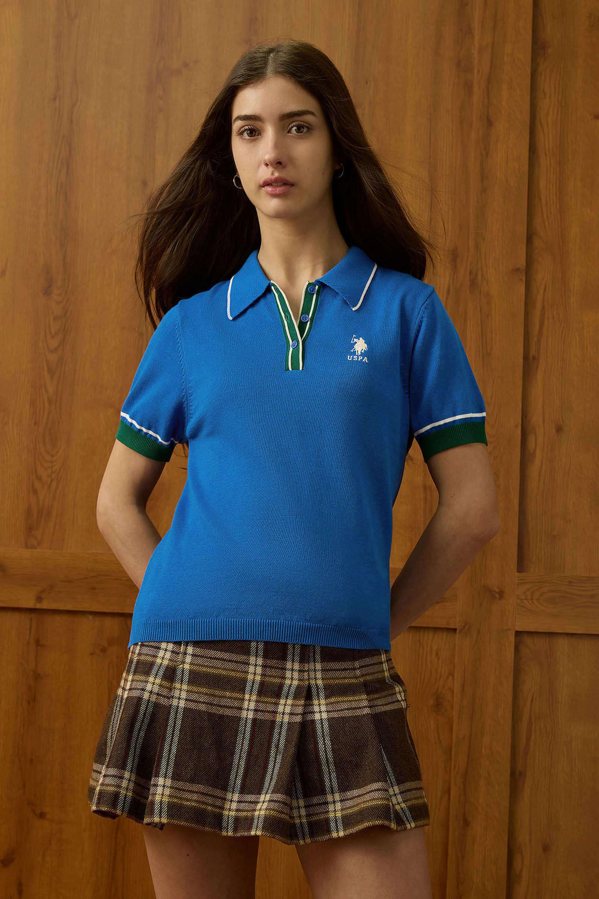 Solid-Cotton-Women-s-T-Shirt