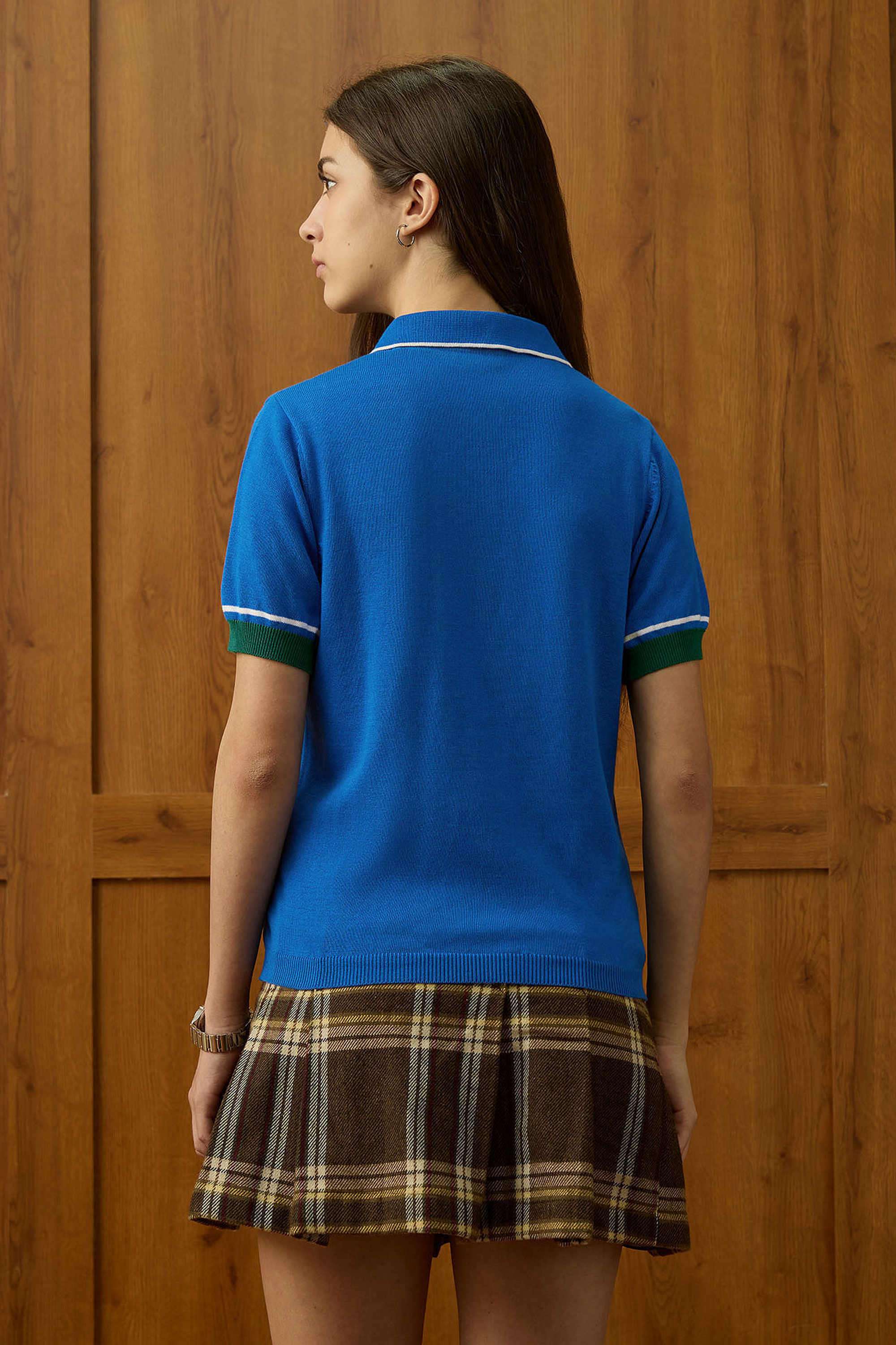 Solid-Cotton-Women-s-T-Shirt