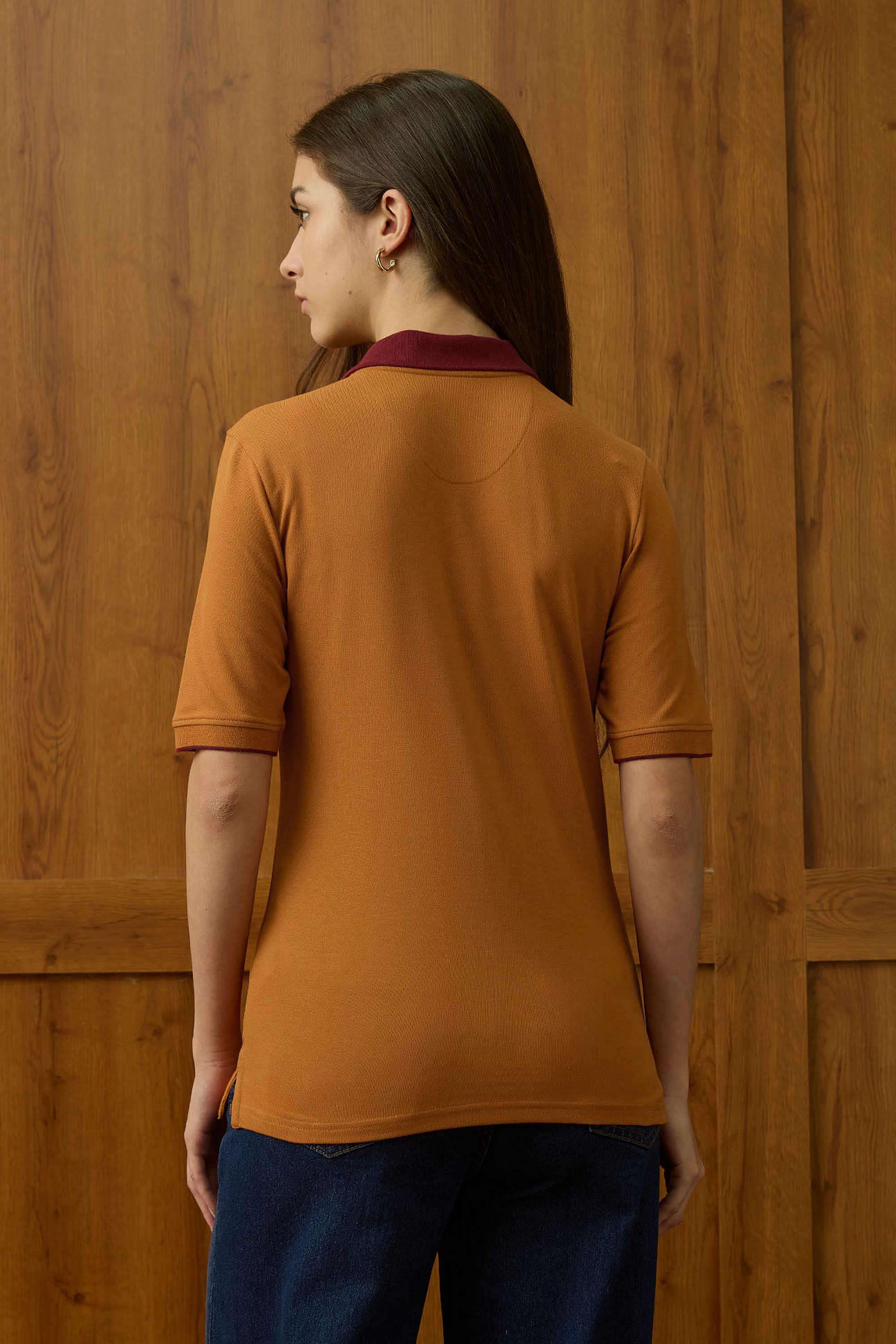 Solid-Cotton-Women-s-T-Shirt