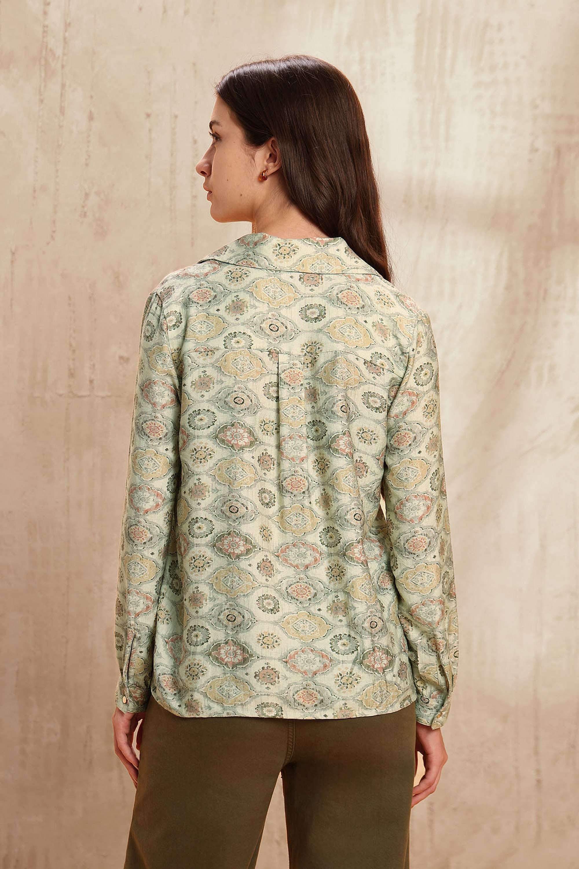 Printed-Rayon-Women-s-Casual-Wear-Shirt
