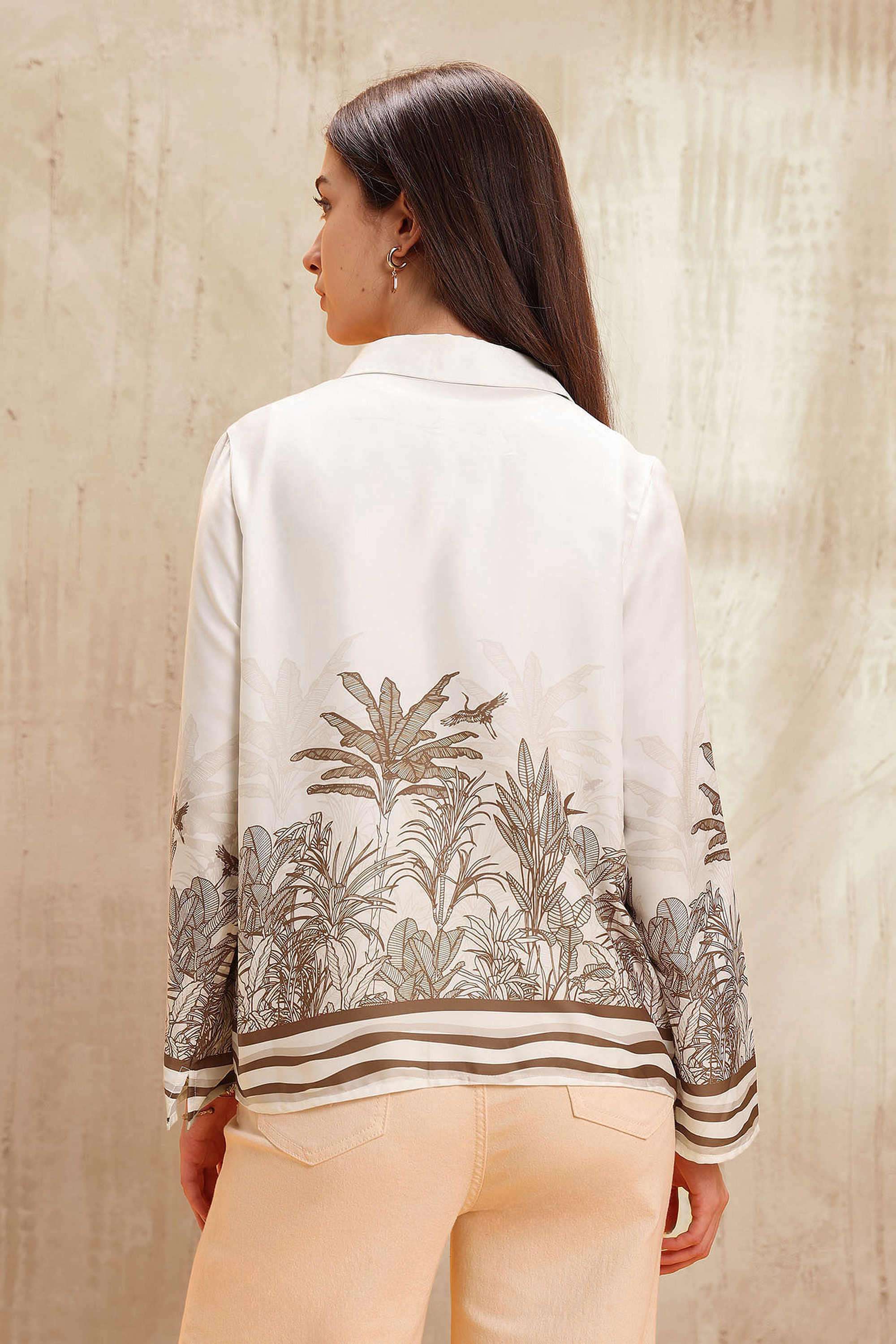 Printed-Polyester-Women-s-Casual-Wear-Shirt