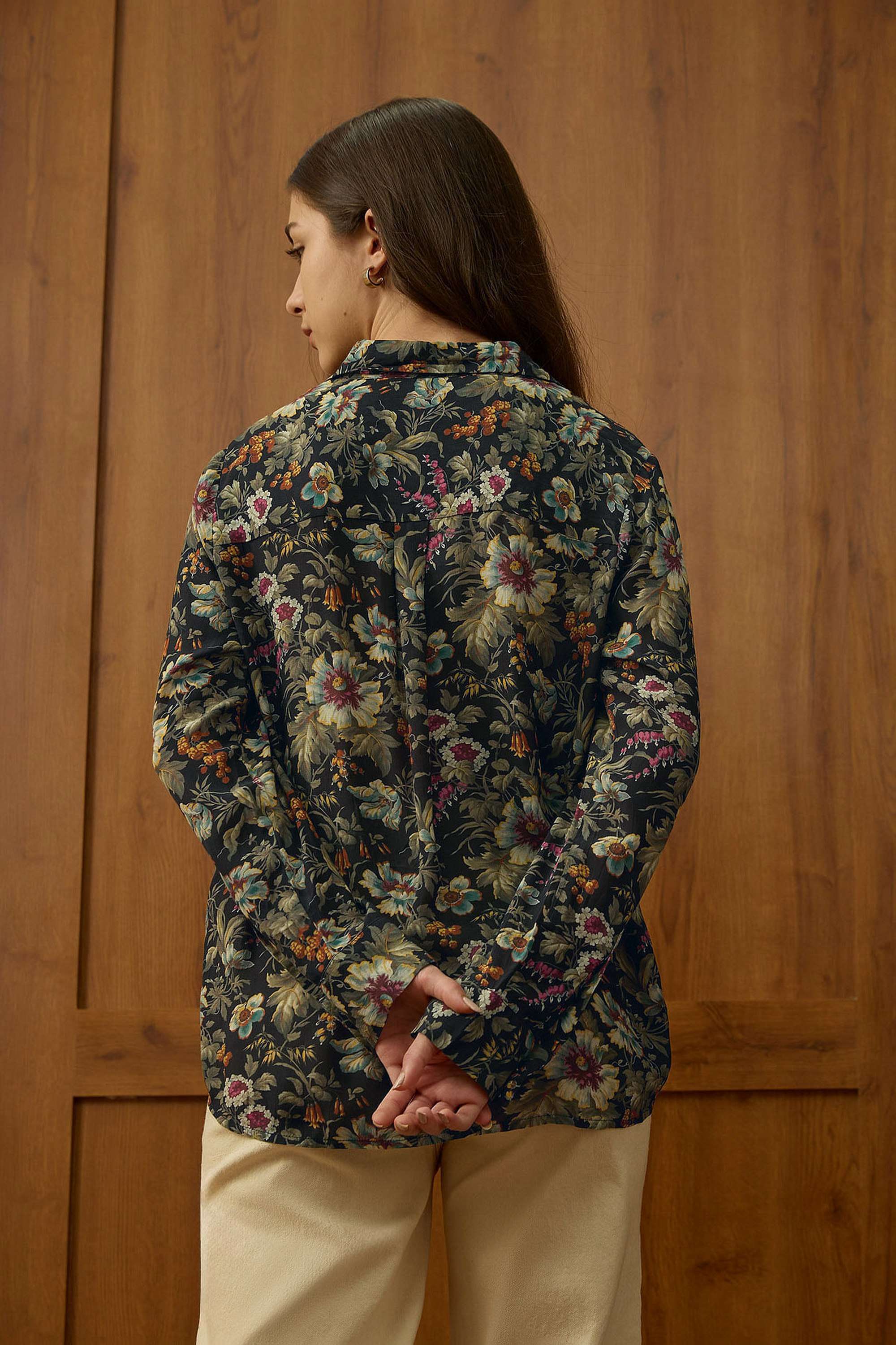 Printed-Viscose-Women-s-Casual-Wear-Shirt