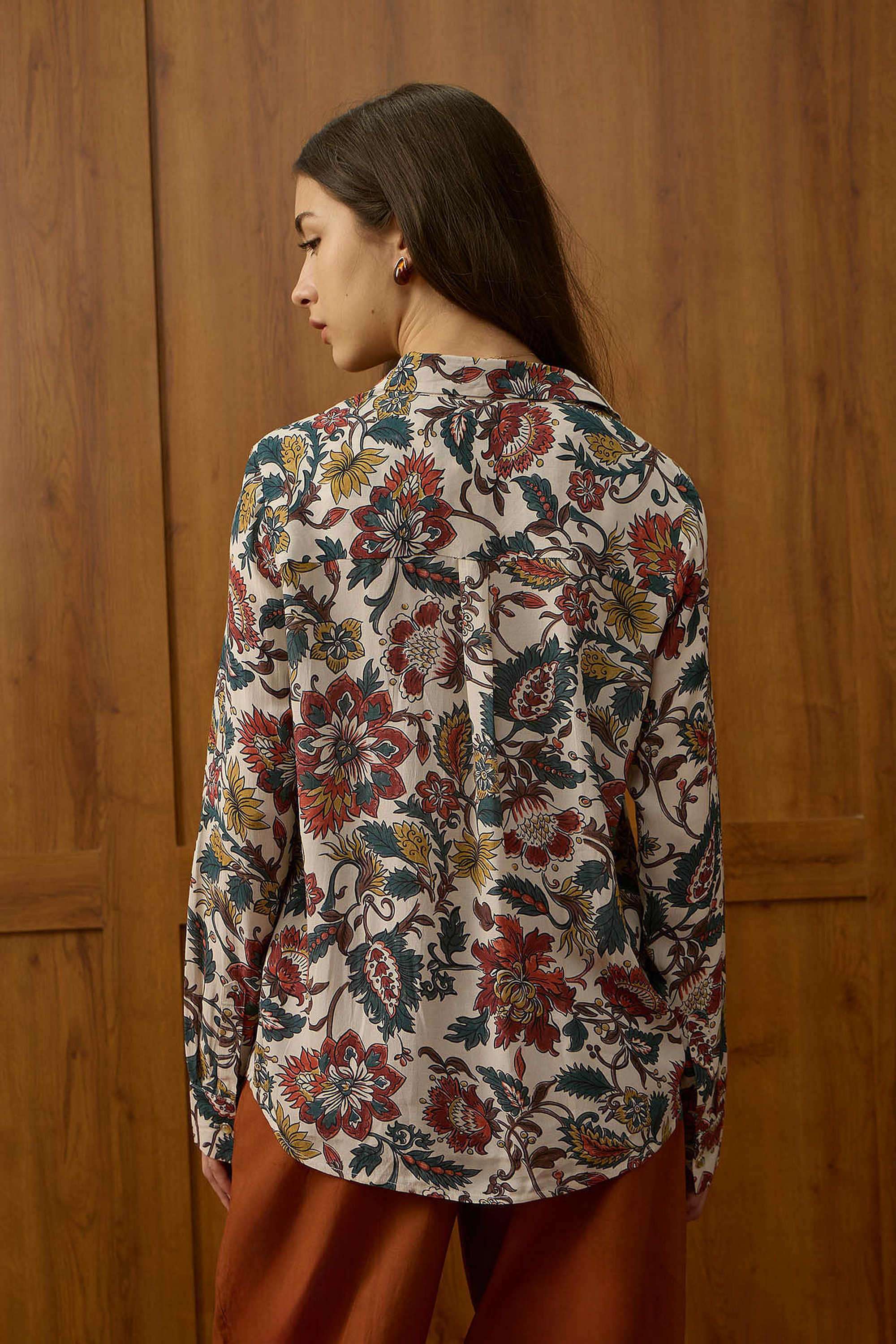 Printed-Viscose-Women-s-Casual-Wear-Shirt