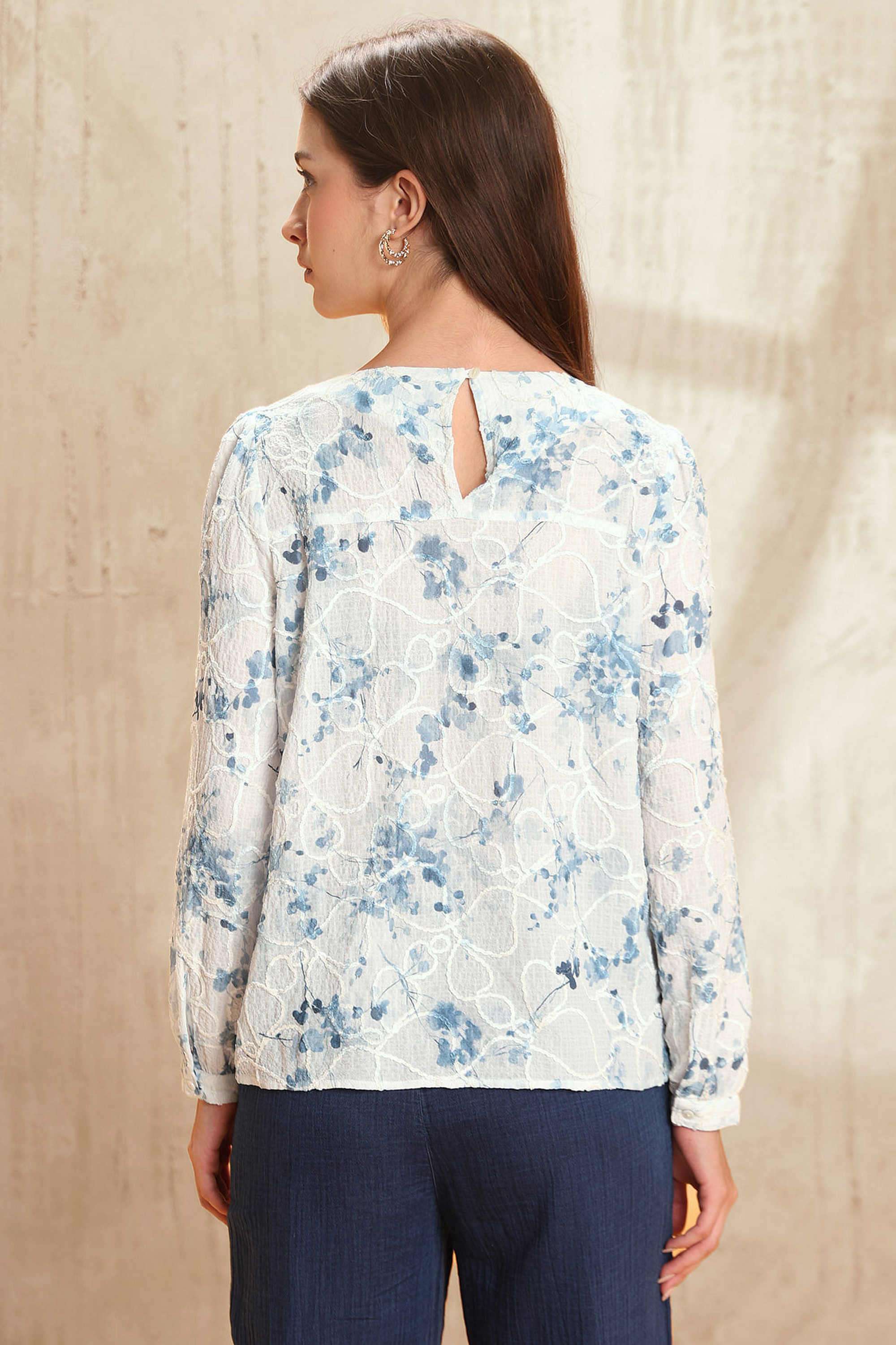 Printed-Polyester-Women-s-Top