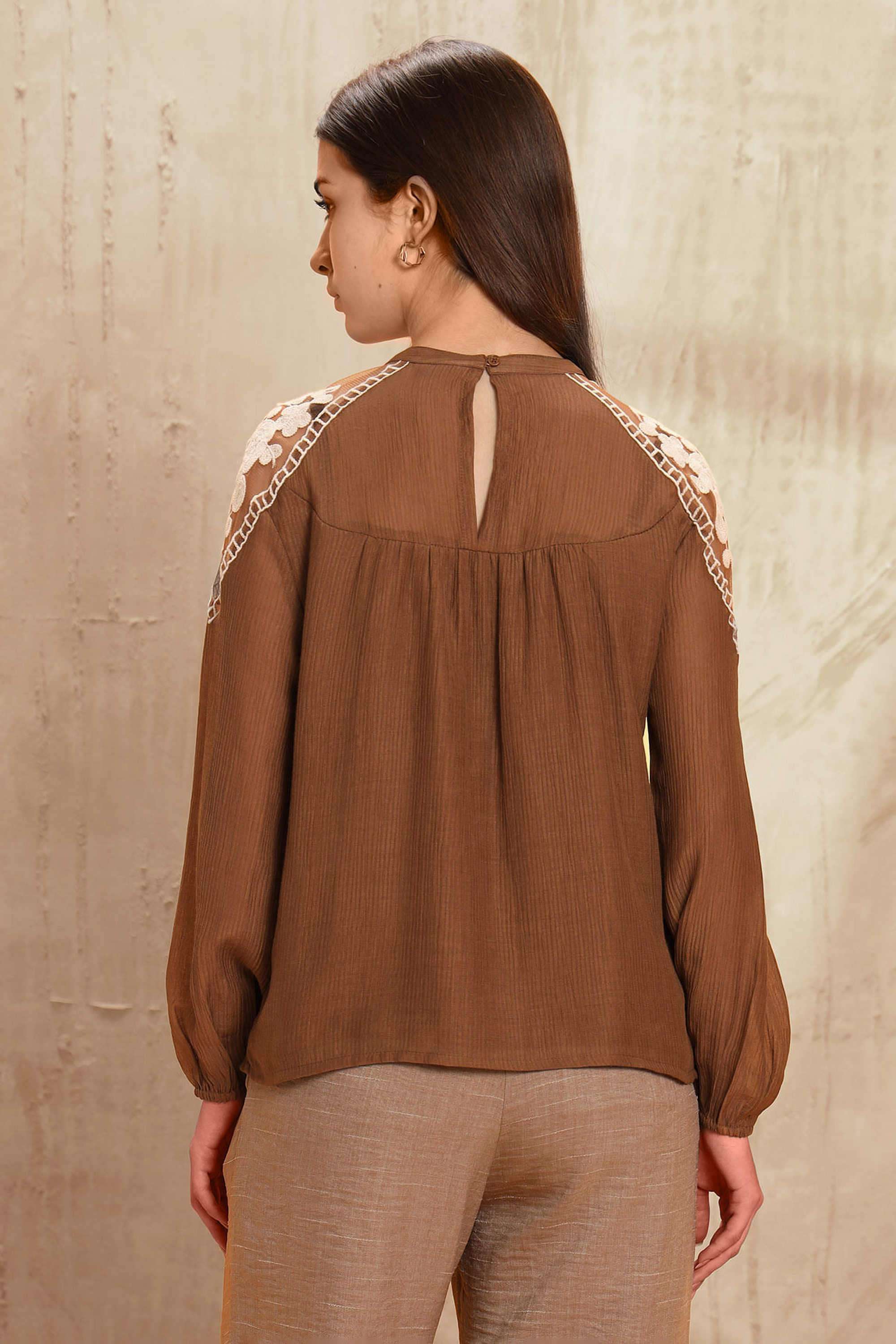 Printed-Polyester-Women-s-Top
