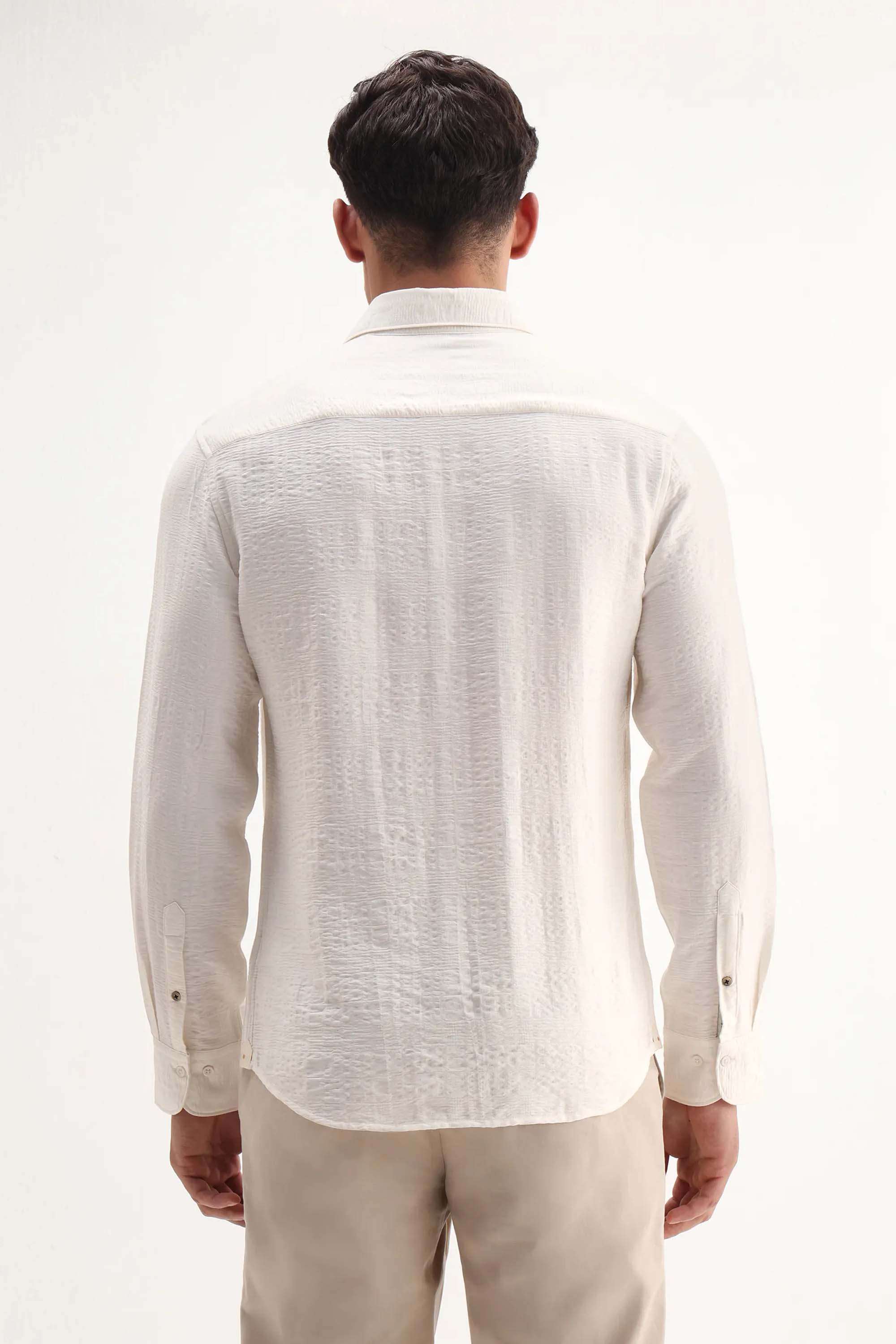 Solid-Cotton-Regular-Fit-Men-s-Casual-Shirt