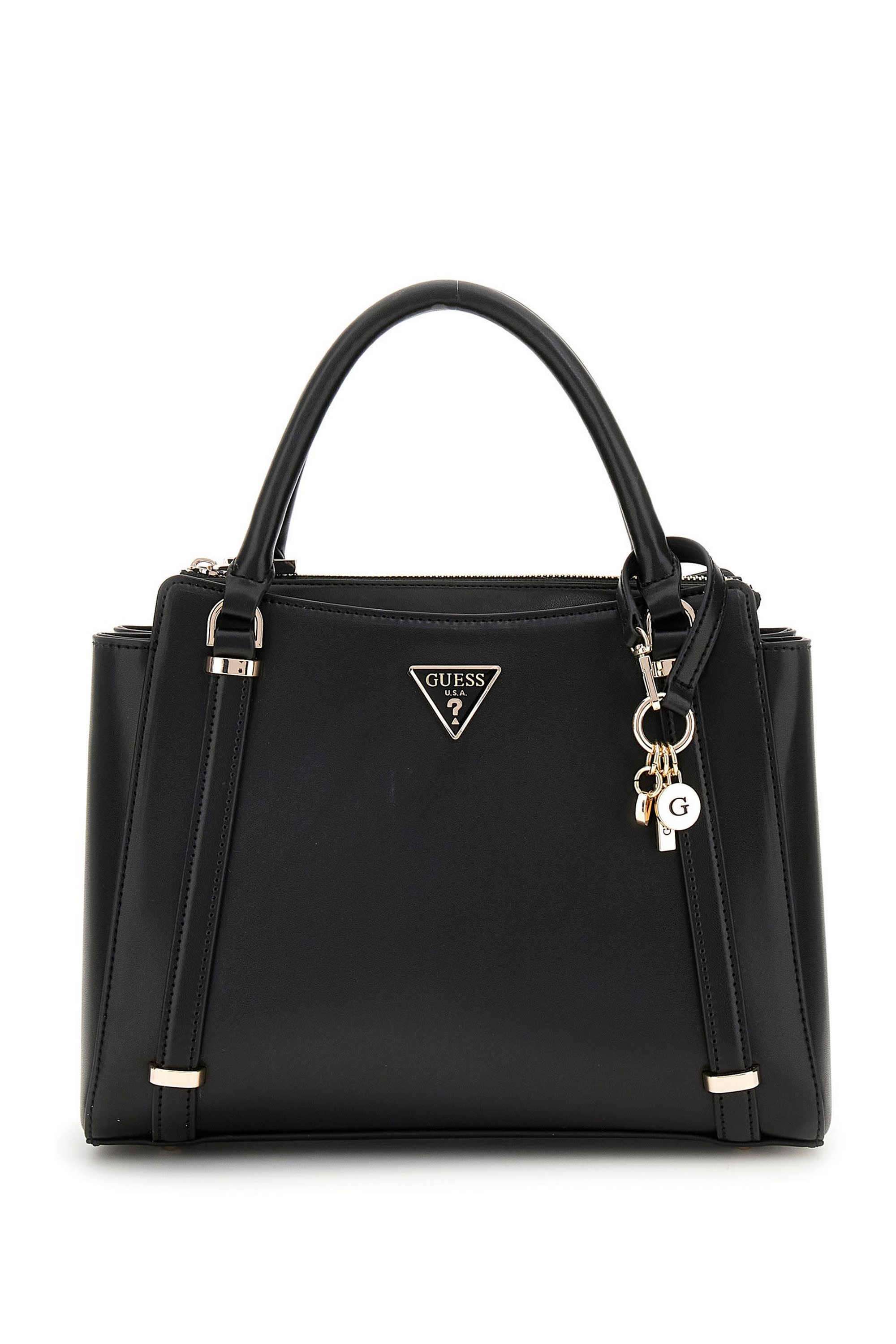 Zipper-PU-Solid-Women-Satchel