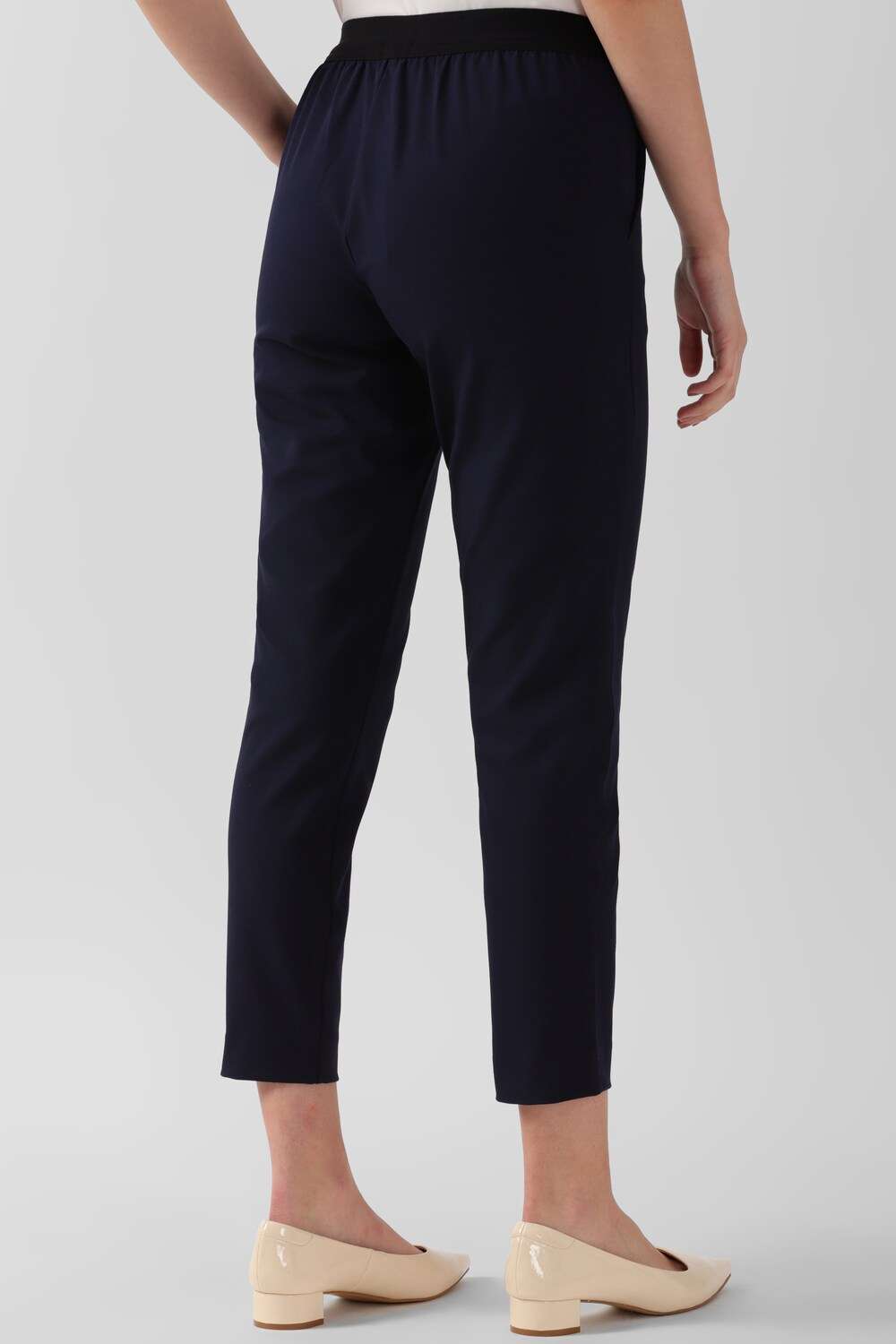 Solid-Polyester-Regular-Fit-Women-s-Trousers