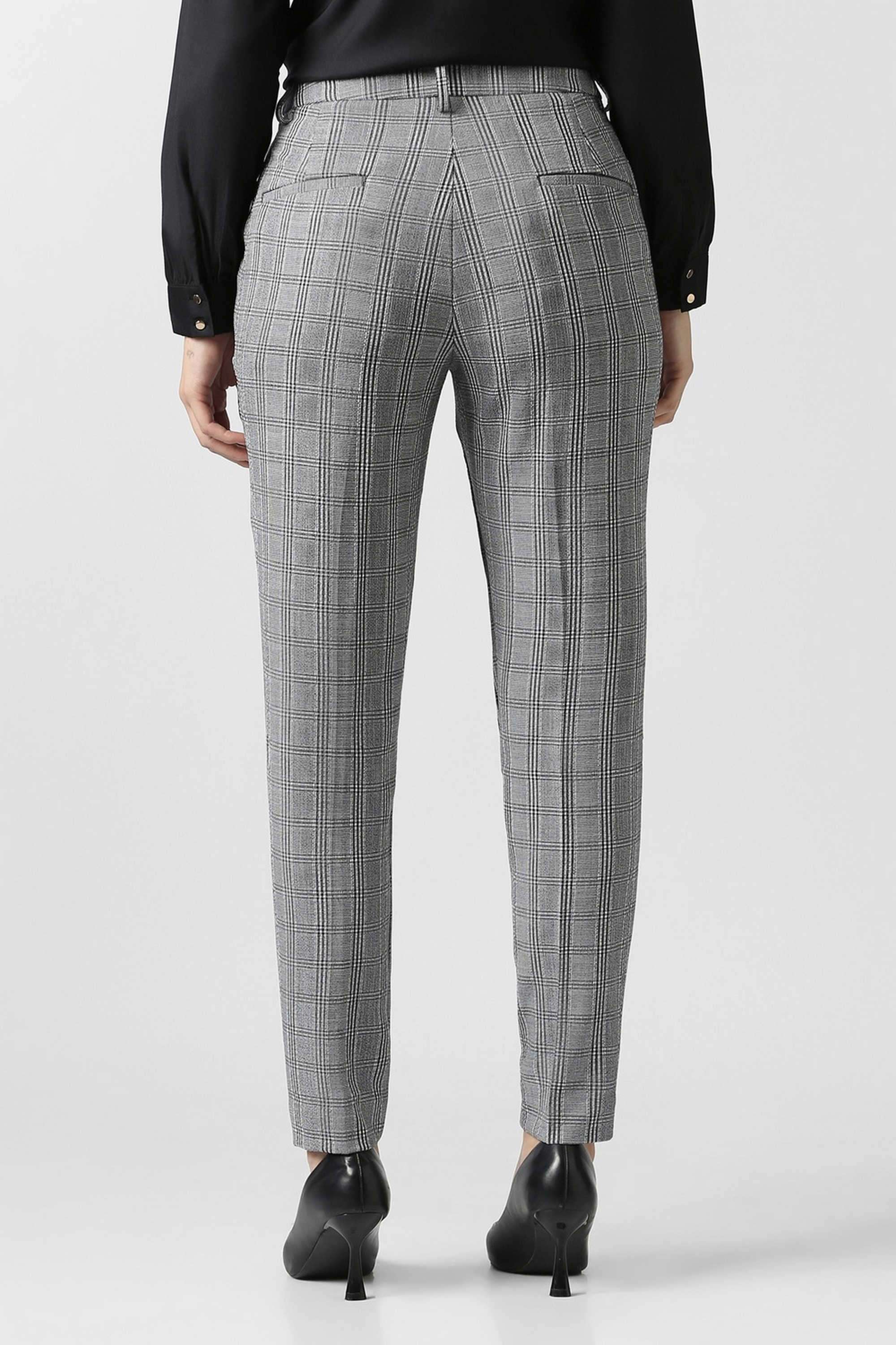 Solid-Regular-Fit-Blended-Fabric-Women-s-Casual-Wear-Trousers