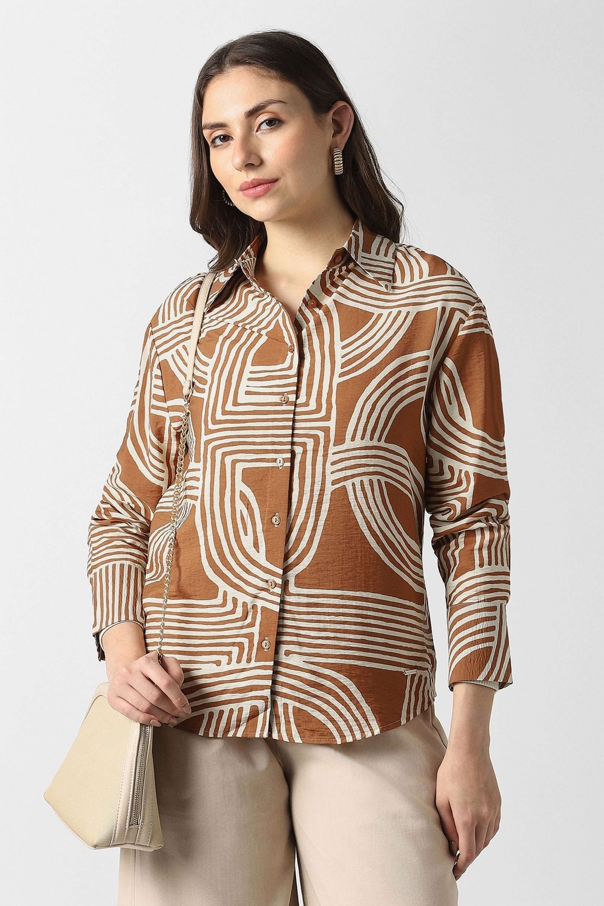 van heusen Solid Blended Fabric Women's Shirt-picture-15