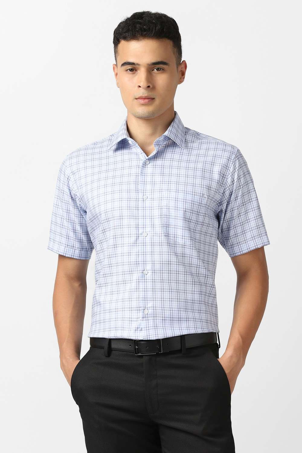 Checks-Cotton-Regular-Fit-Men-s-Formal-Shirt