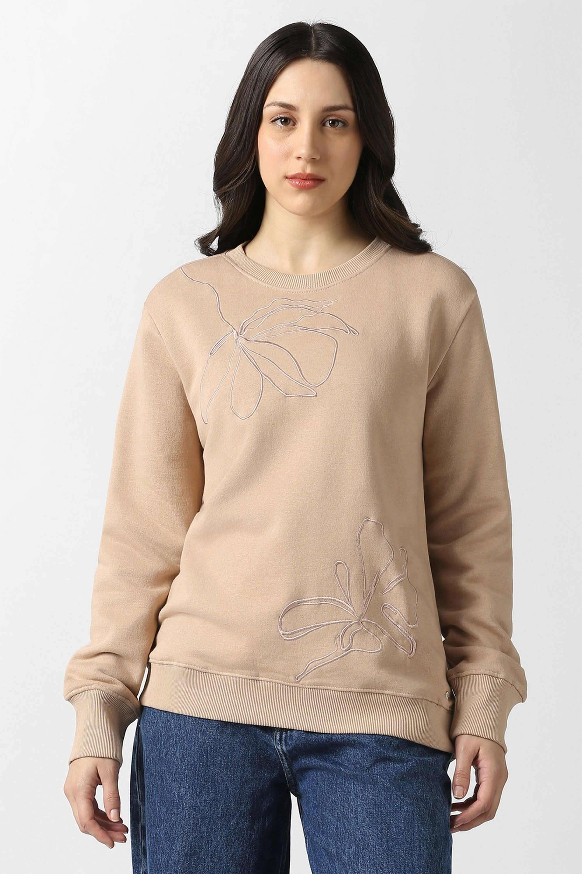 Solid-Blended-Fabric-Women-s-Shirt