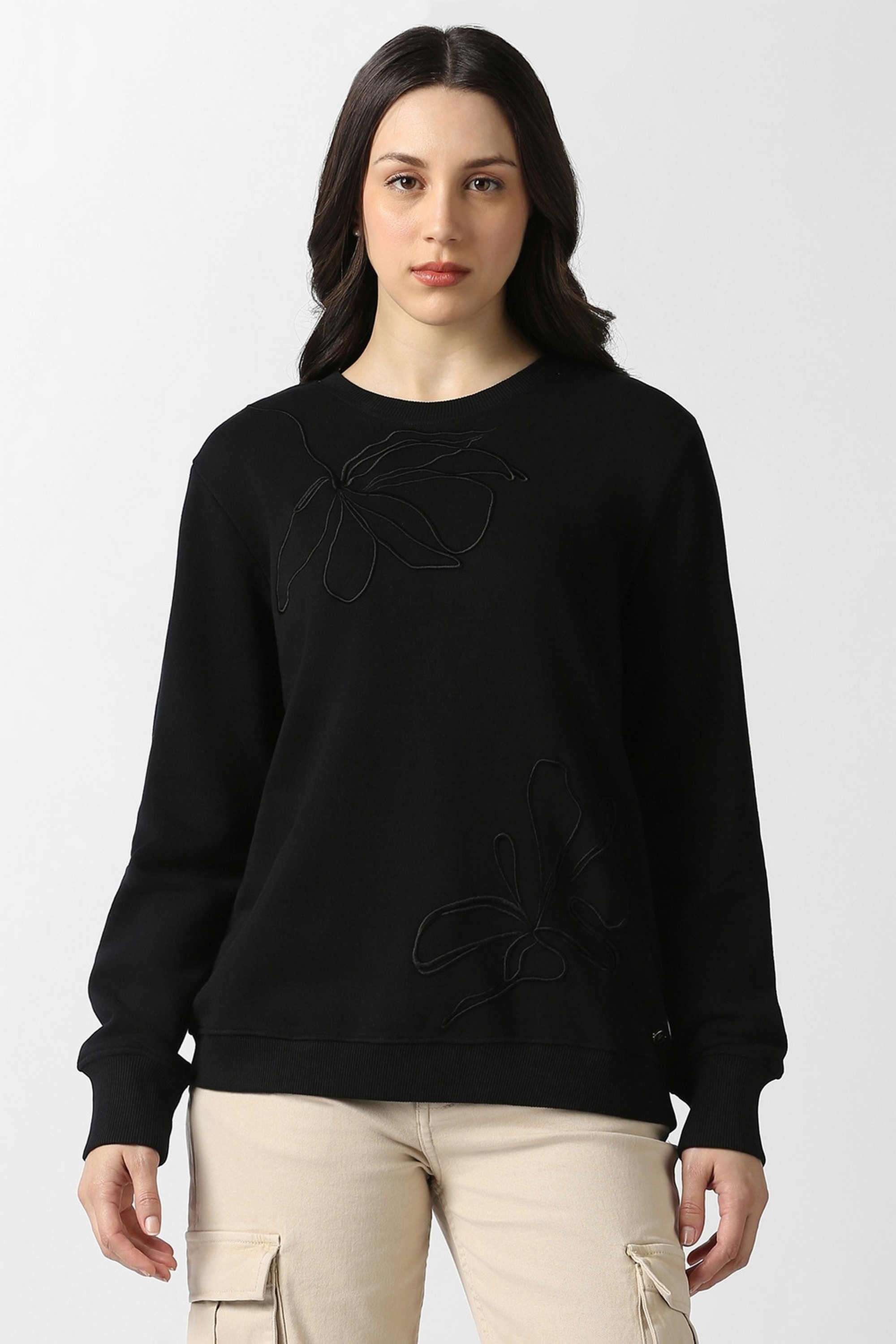 Solid-Blended-Fabric-Women-s-Shirt