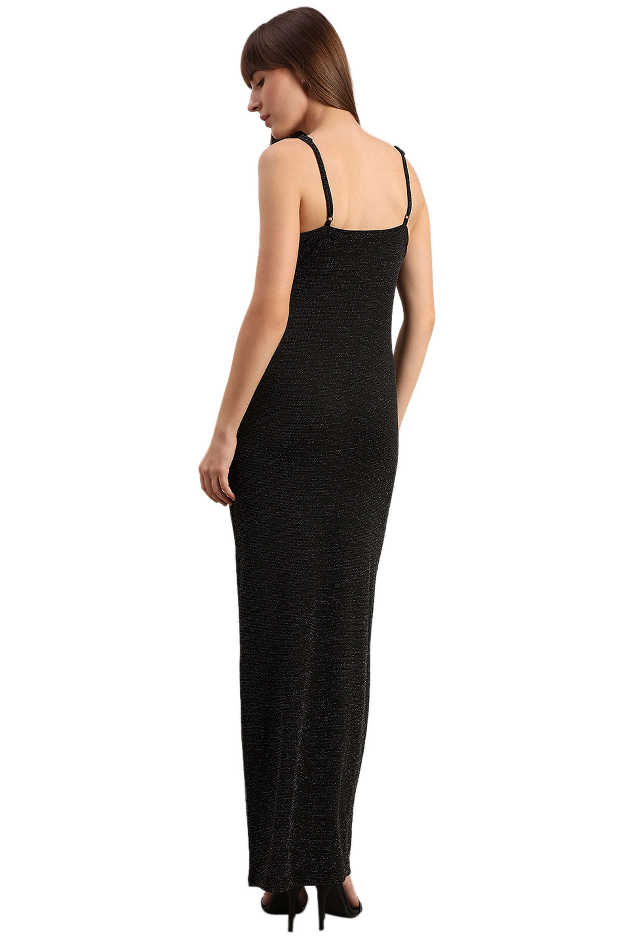 Solid-Blended-Fabric-Regular-Fit-Women-s-Dress